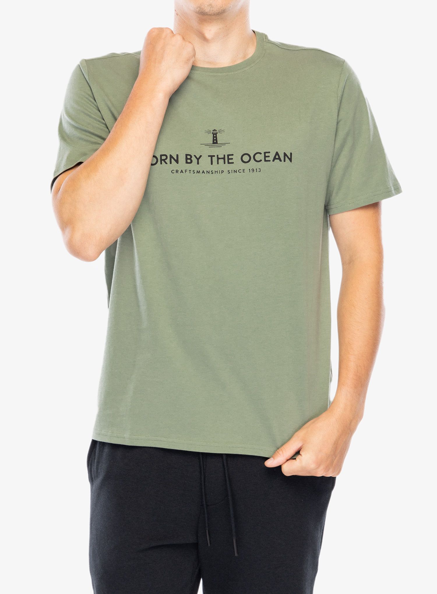 Pamučna majica Didriksons Harald T-Shirt Light House - light moss