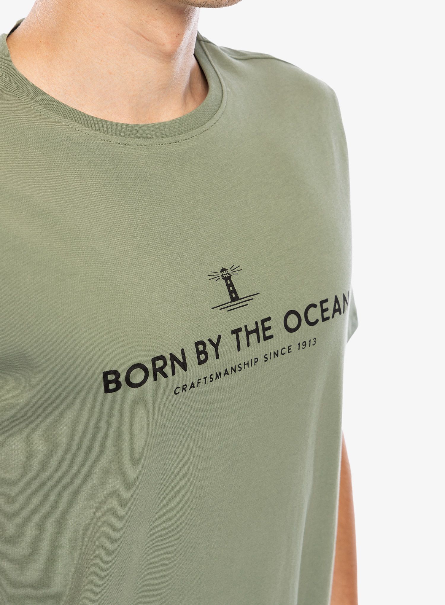 Pamučna majica Didriksons Harald T-Shirt Light House - light moss