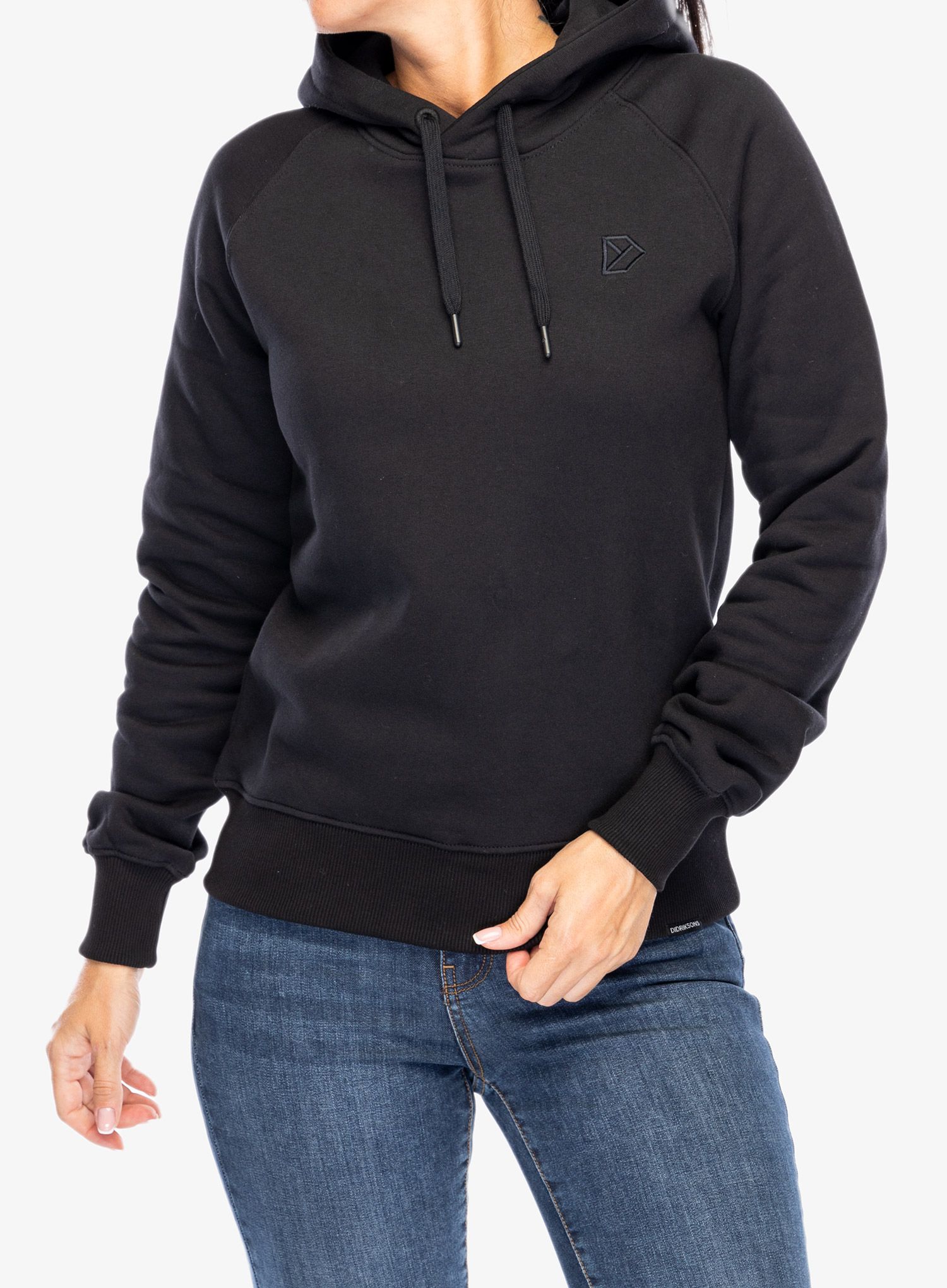 Dukserica s kapuljačom ženska Didriksons Ven Hoodie - black