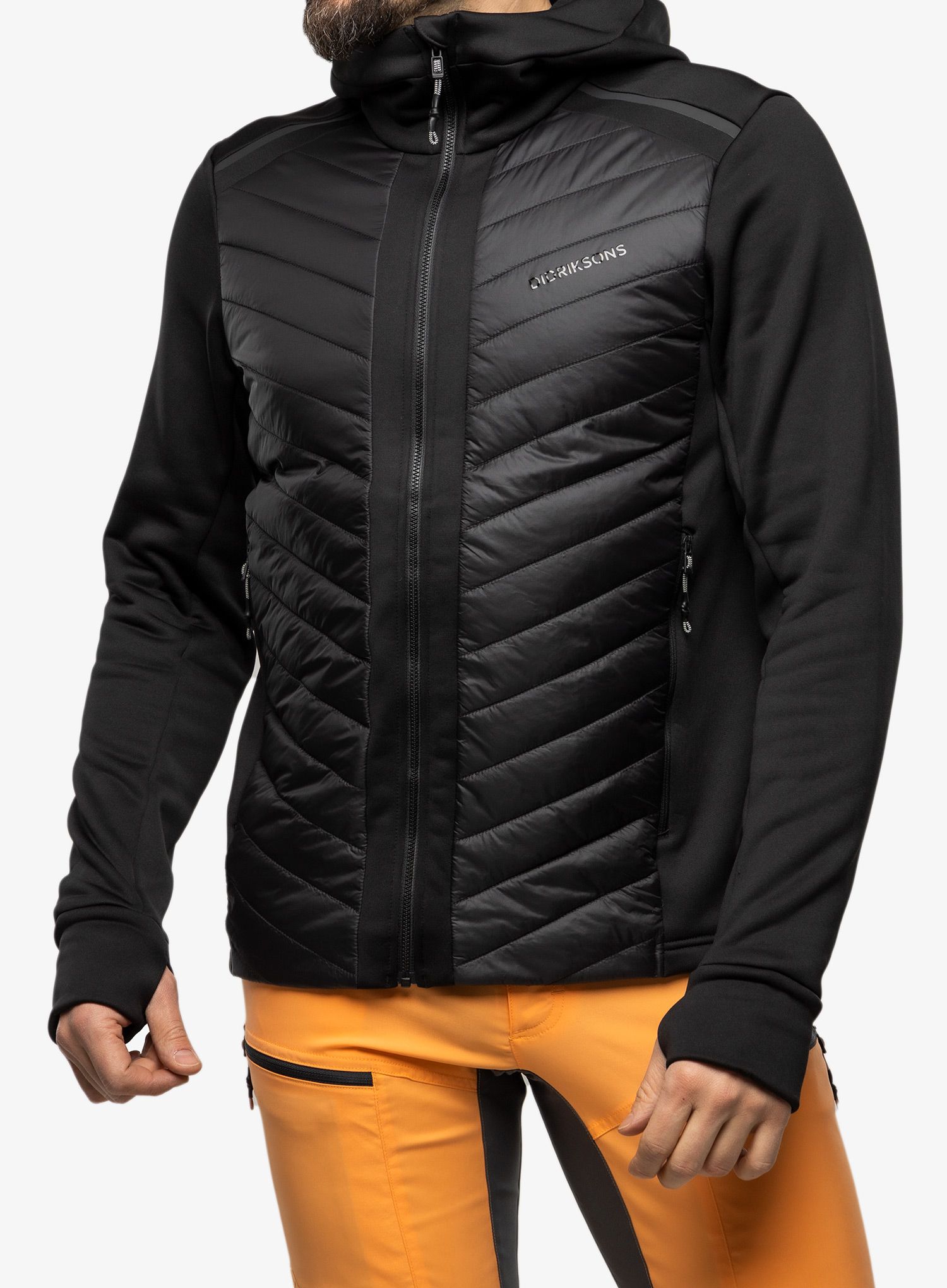 Hibridna jakna Didriksons Zuko Full Zip - black
