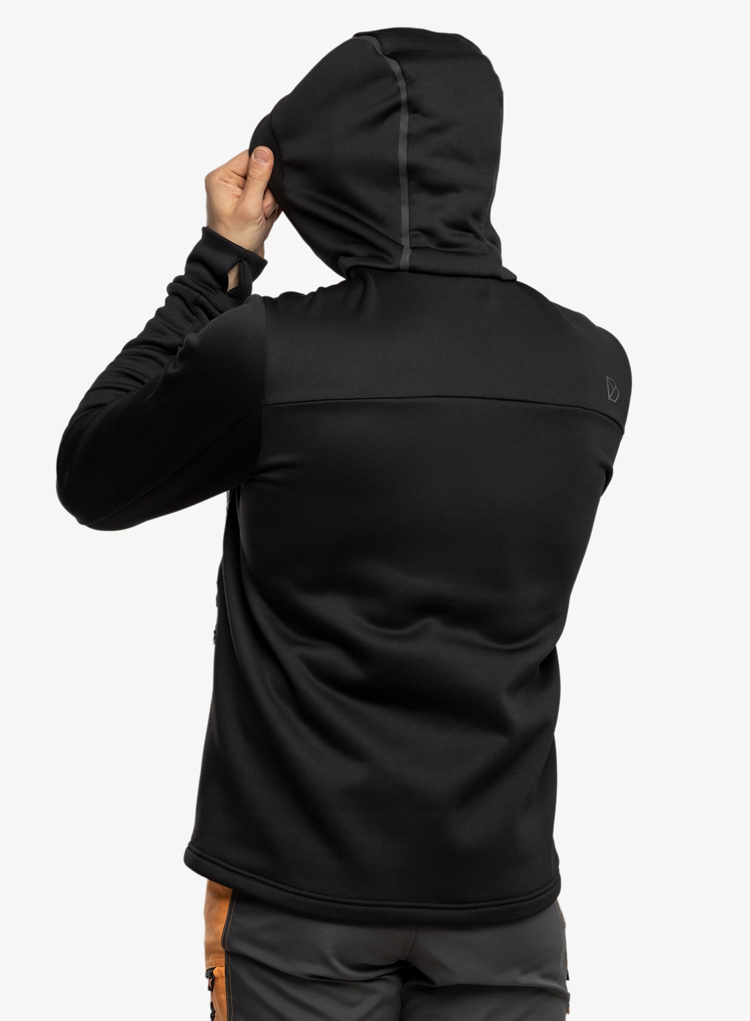 Hibridna jakna Didriksons Zuko Full Zip - black