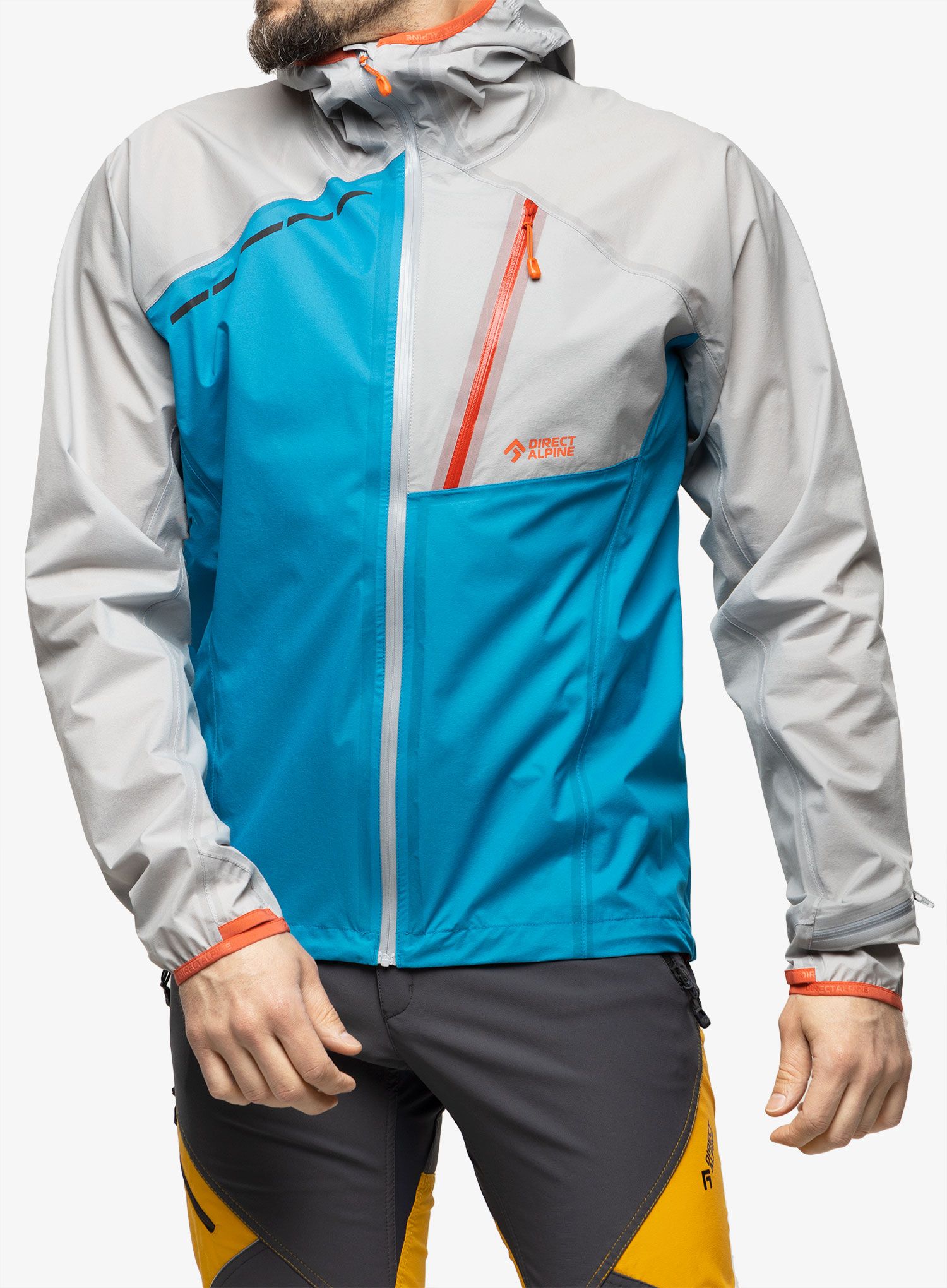 Kišna jakna Direct Alpine Cyclone - ocean/grey
