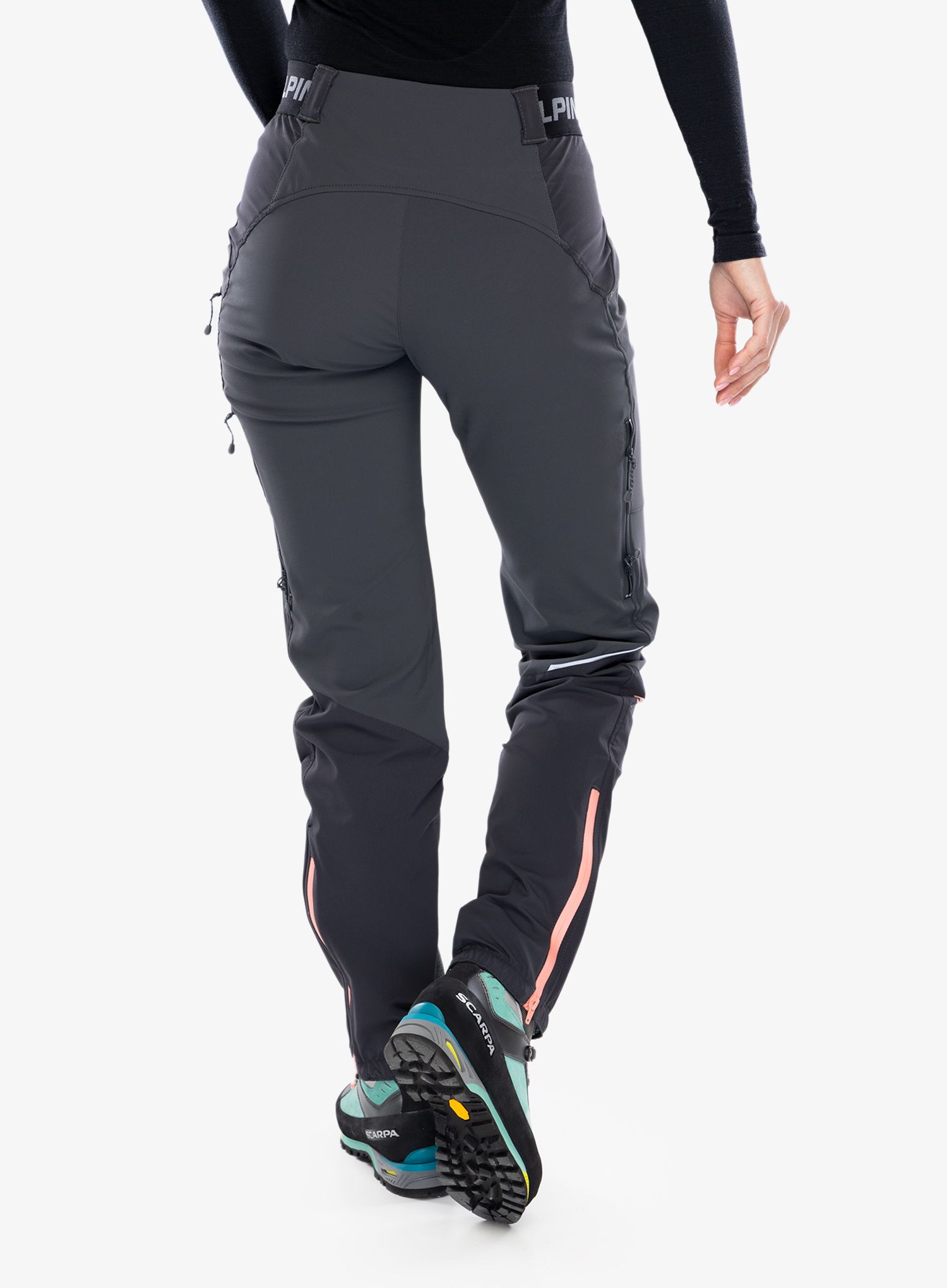 Ženske hlače Direct Alpine Rebel Lady - anthracite/coral