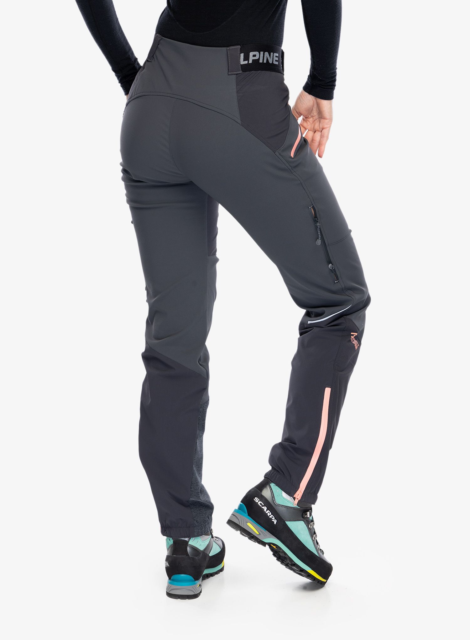 Ženske hlače Direct Alpine Rebel Lady - anthracite/coral