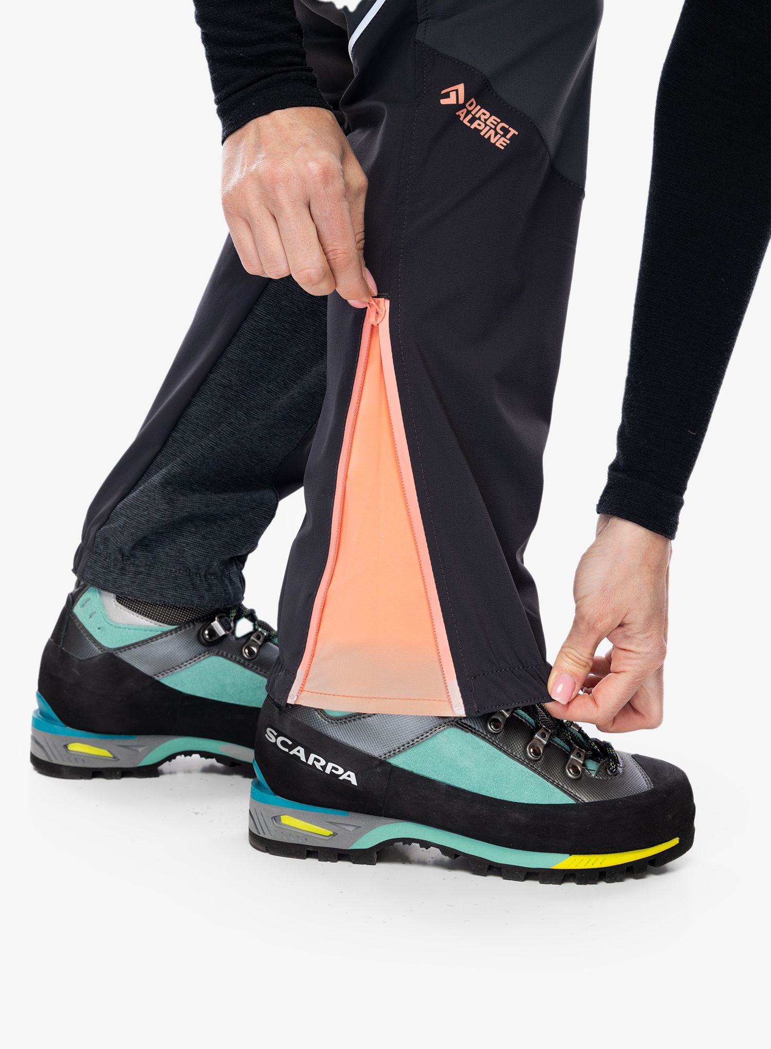 Ženske hlače Direct Alpine Rebel Lady - anthracite/coral