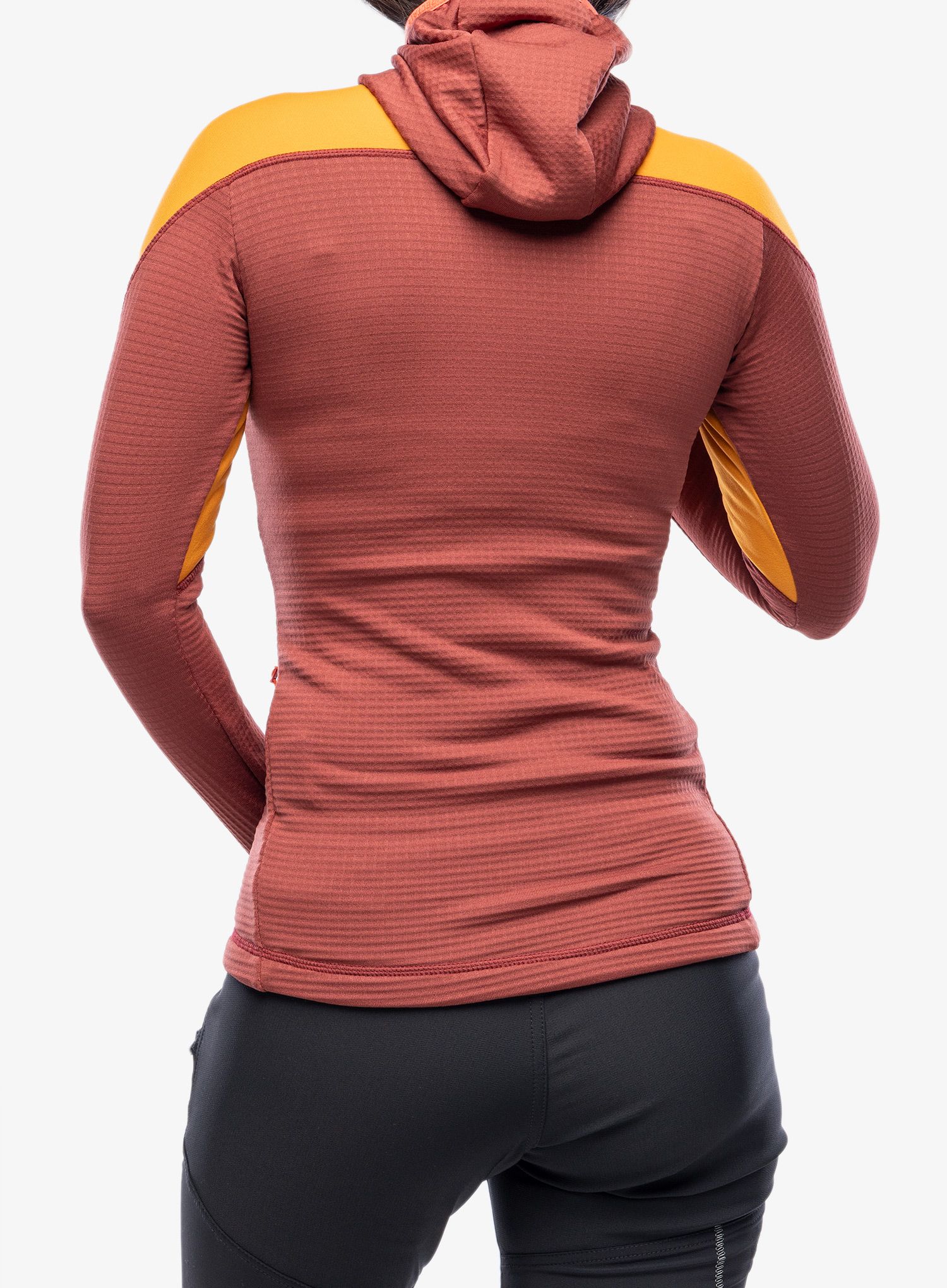Dukserica s kapuljačom ženska Direct Alpine Sakura Tech Lady - ochre/palisander