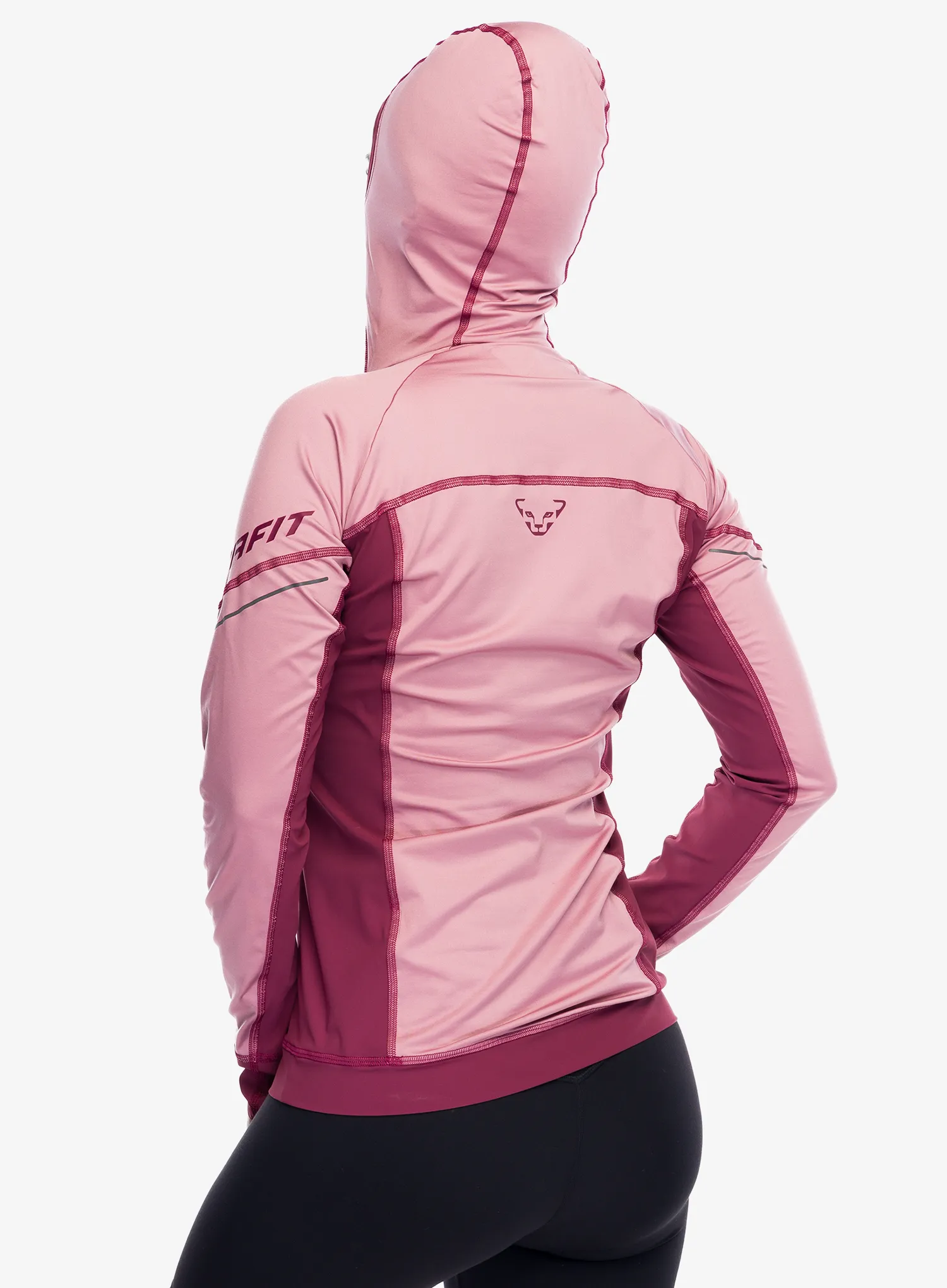 Ženska dukserica za trčanje Dynafit Alpine L/S Tee - mokarosa