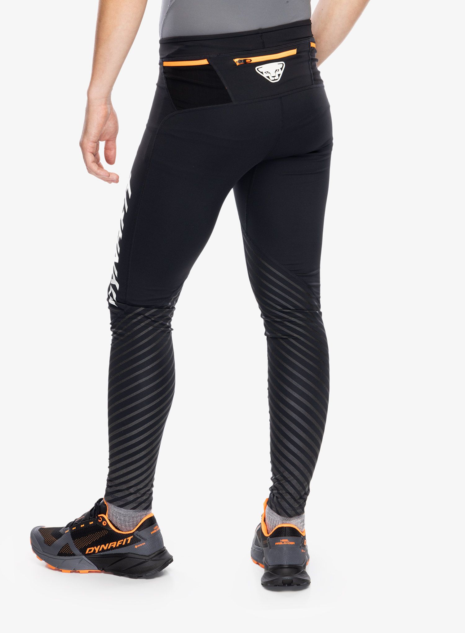 Tajice za trčanje Dynafit Reflective Tights - black out