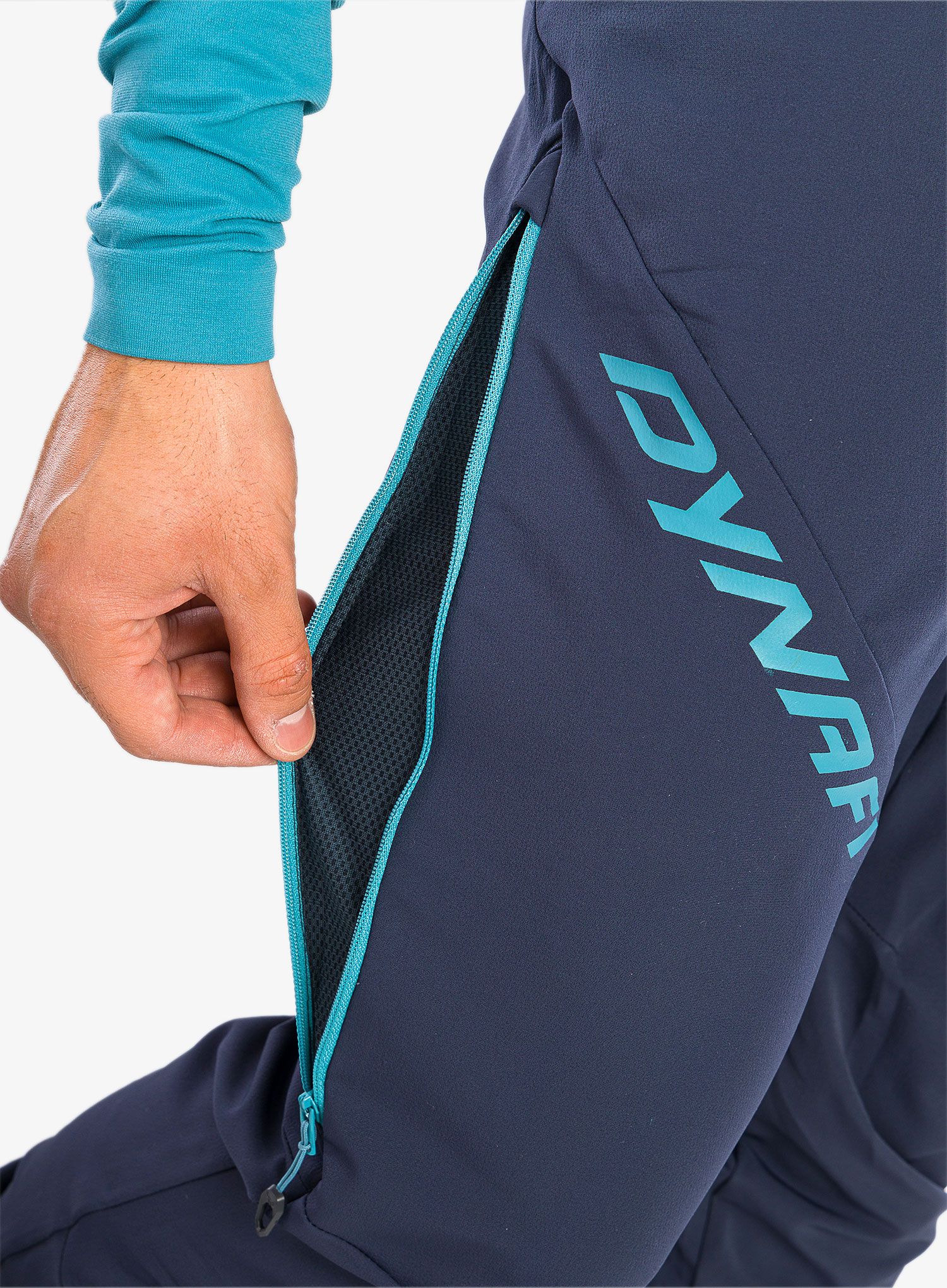 Hlače za turno skijanje Dynafit TLT Touring Dynastretch Pants - blueberry/storm blue