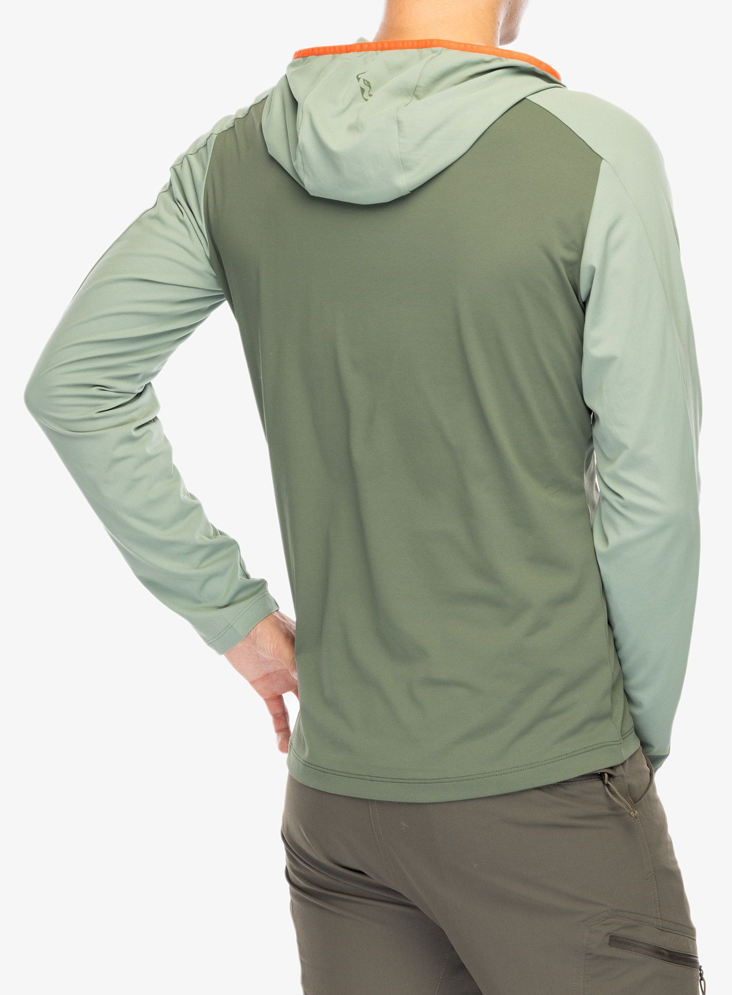 Majica s kapuljačom Dynafit Traverse Sun Hoody - sage