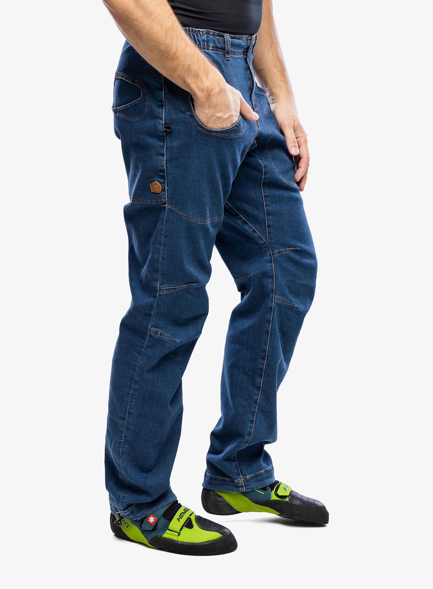 Penjačke hlače E9 Rondo Denim 2.3 - blue