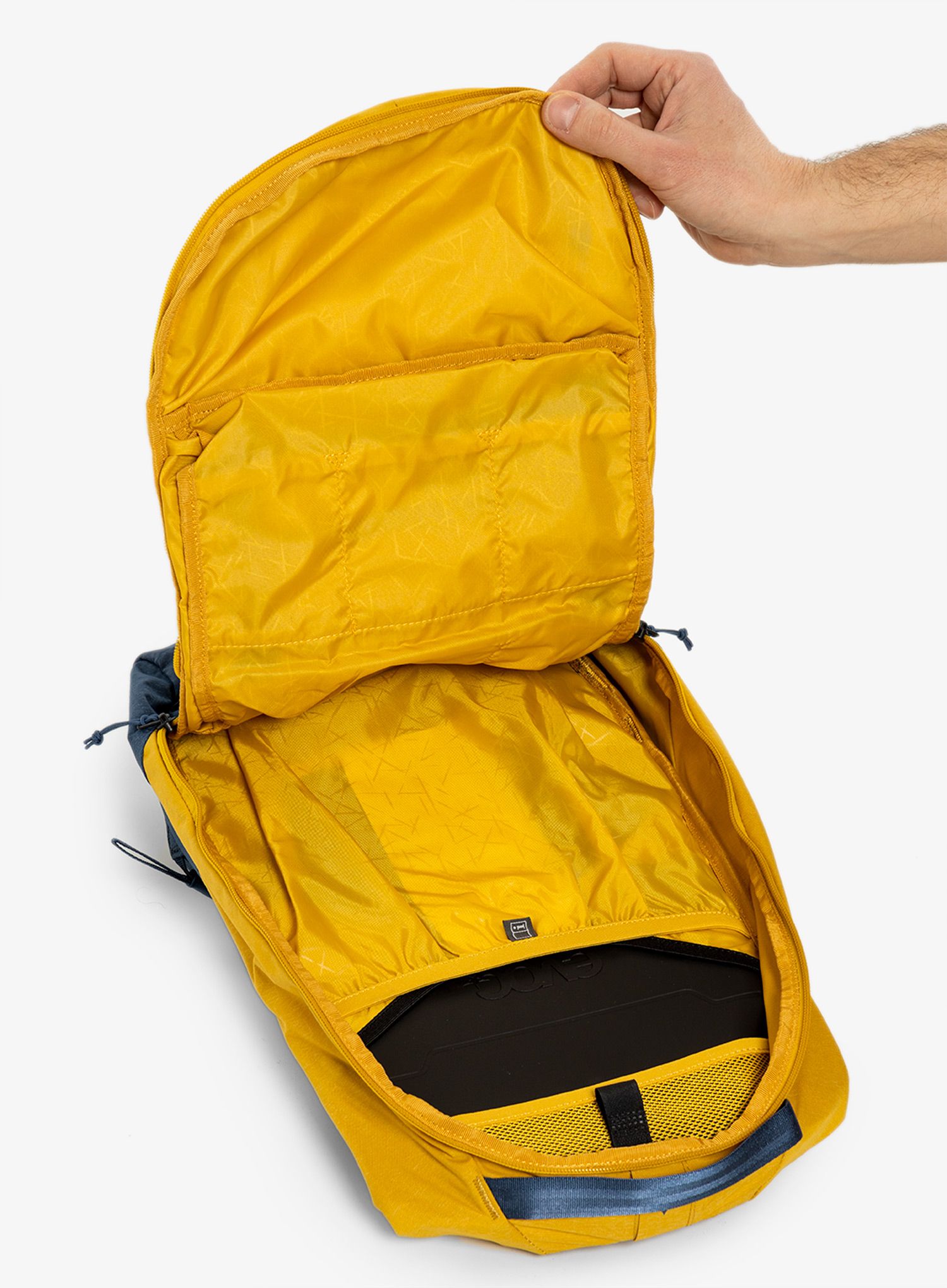 Biciklistički ruksak Evoc Trail Pro 10 - curry/denim