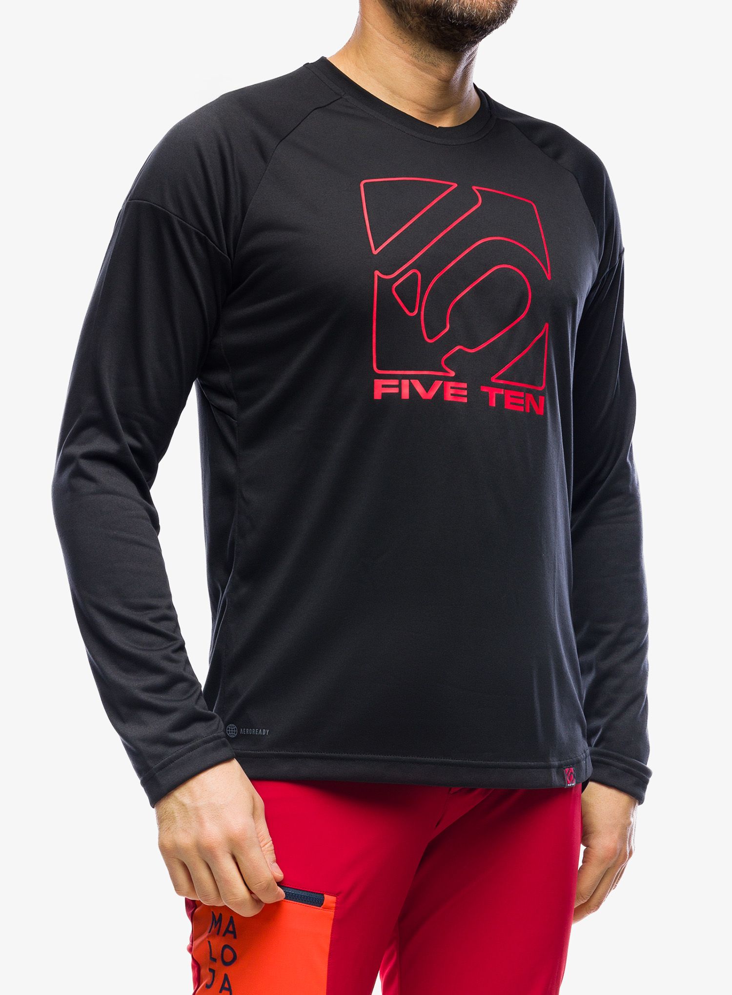 Biciklistička dukserica Five Ten Long Sleeve Jersey - black