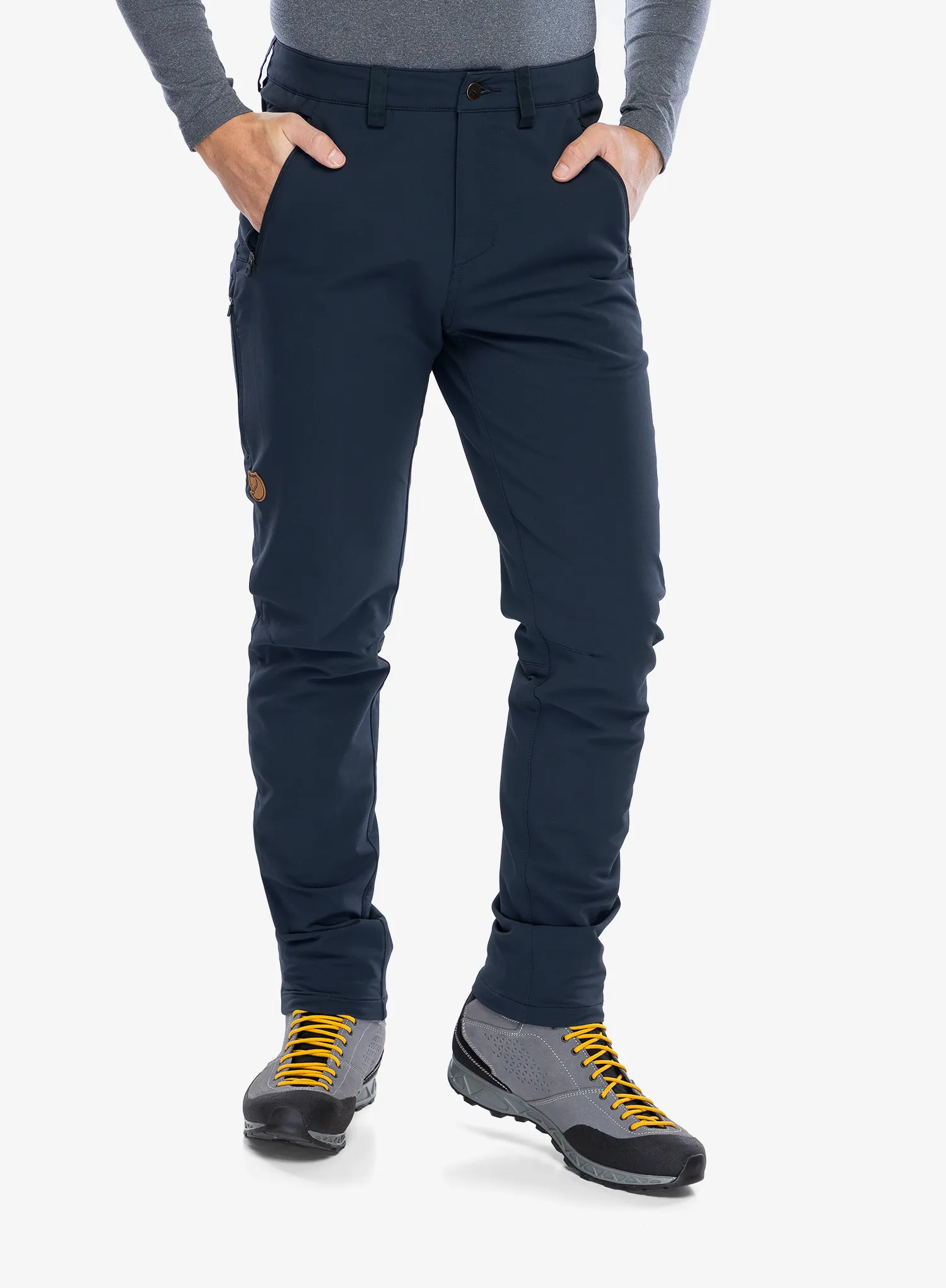 Trekking hlače Fjallraven Abisko Winter Stretch Trousers - dark navy