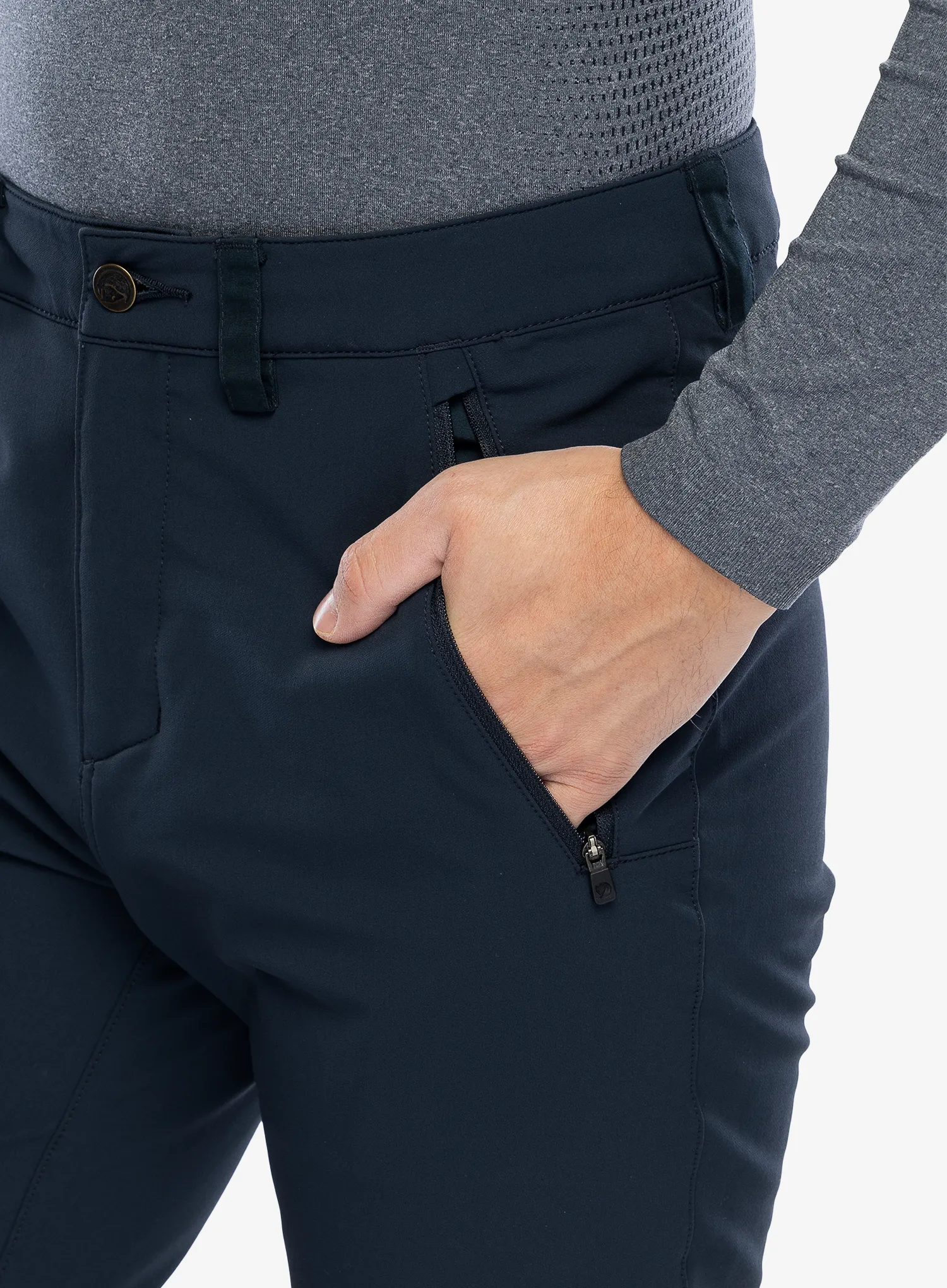 Trekking hlače Fjallraven Abisko Winter Stretch Trousers - dark navy