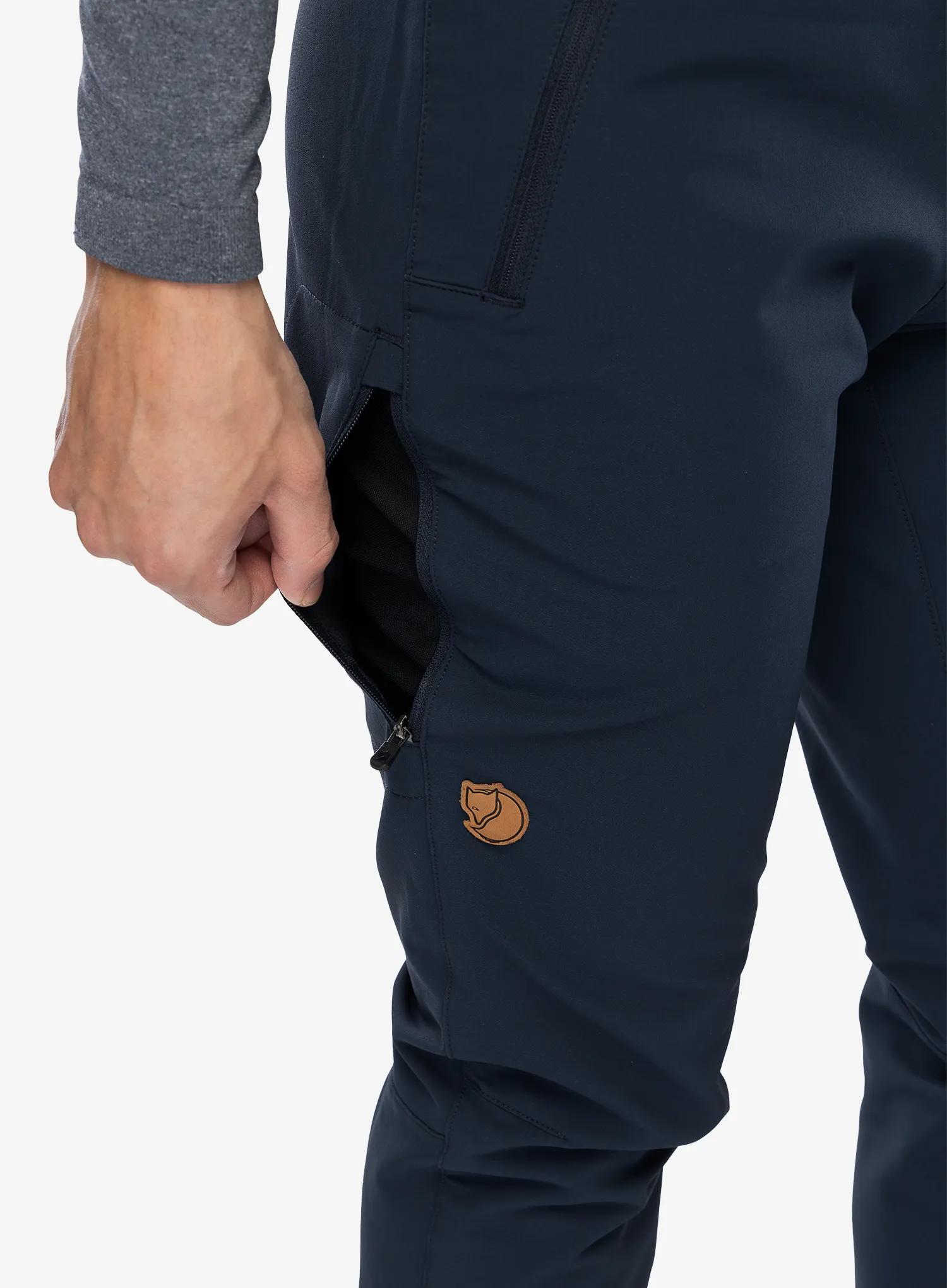 Trekking hlače Fjallraven Abisko Winter Stretch Trousers - dark navy