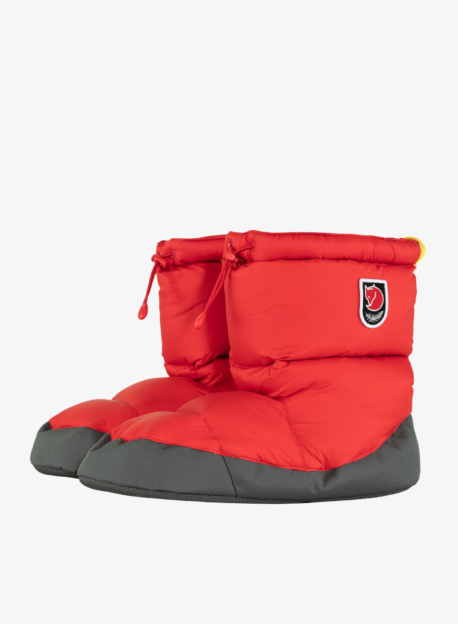 Perjane papuče Fjallraven Expedition Down Booties - true red