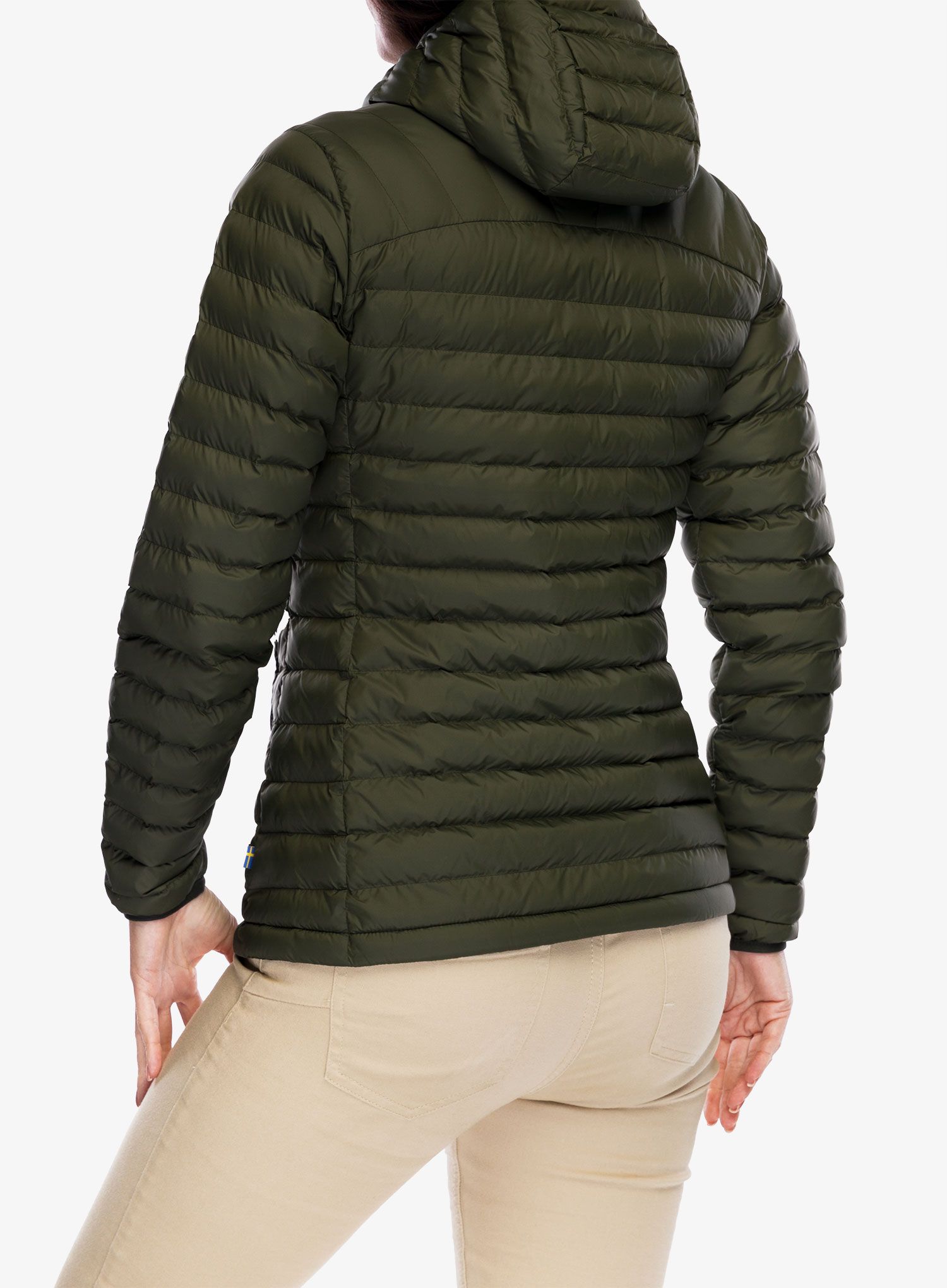 Jakna s postavom ženska Fjallraven Expedition Latt Hoodie - deep forest