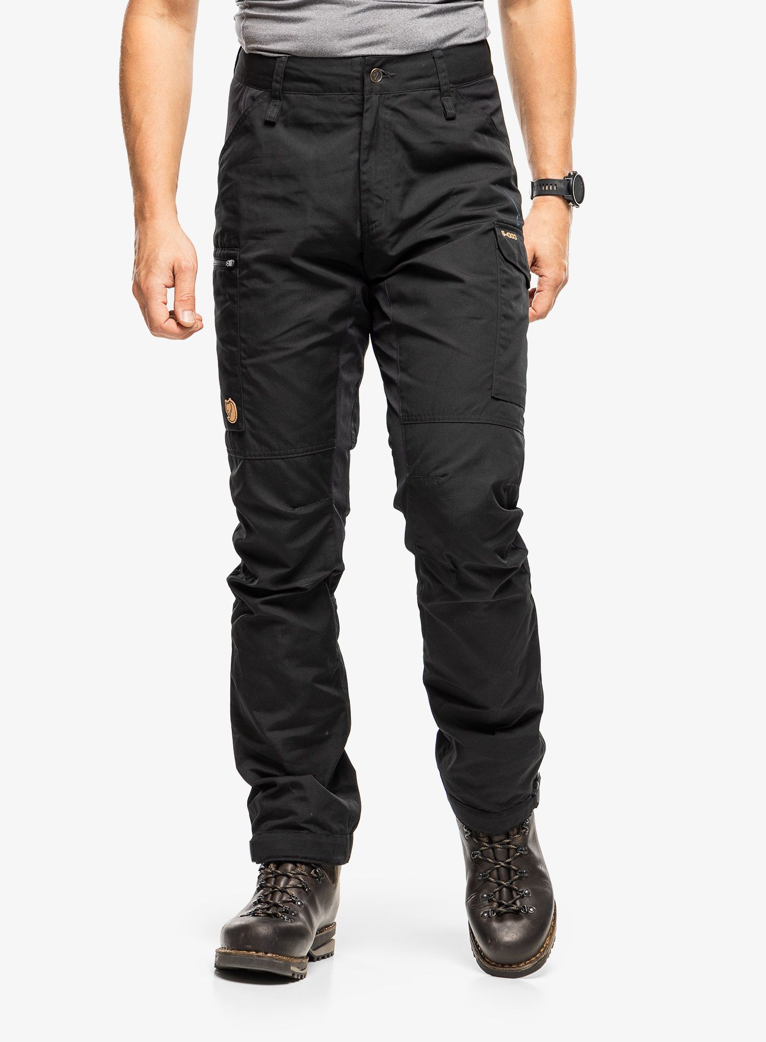 Planinarske hla e Fjallraven Kaipak Trousers black