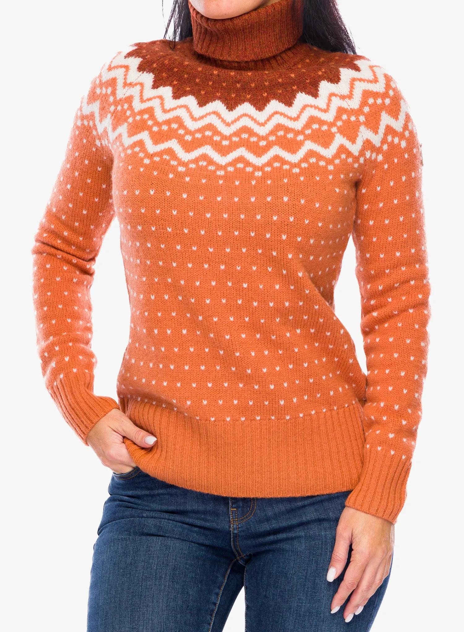 Ženski džemper Fjallraven Ovik Knit Roller Neck