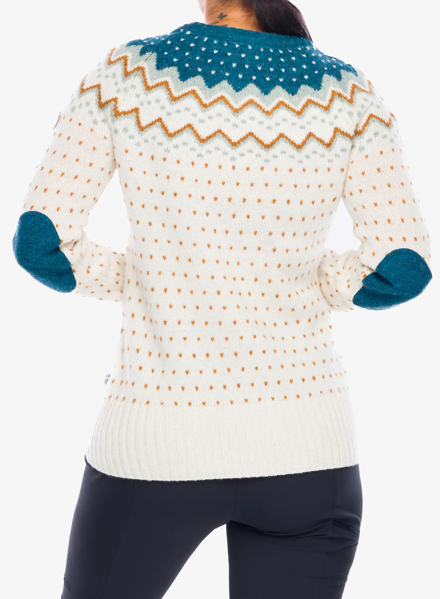 Ženski džemper Fjallraven Ovik Knit Sweater - glacier green
