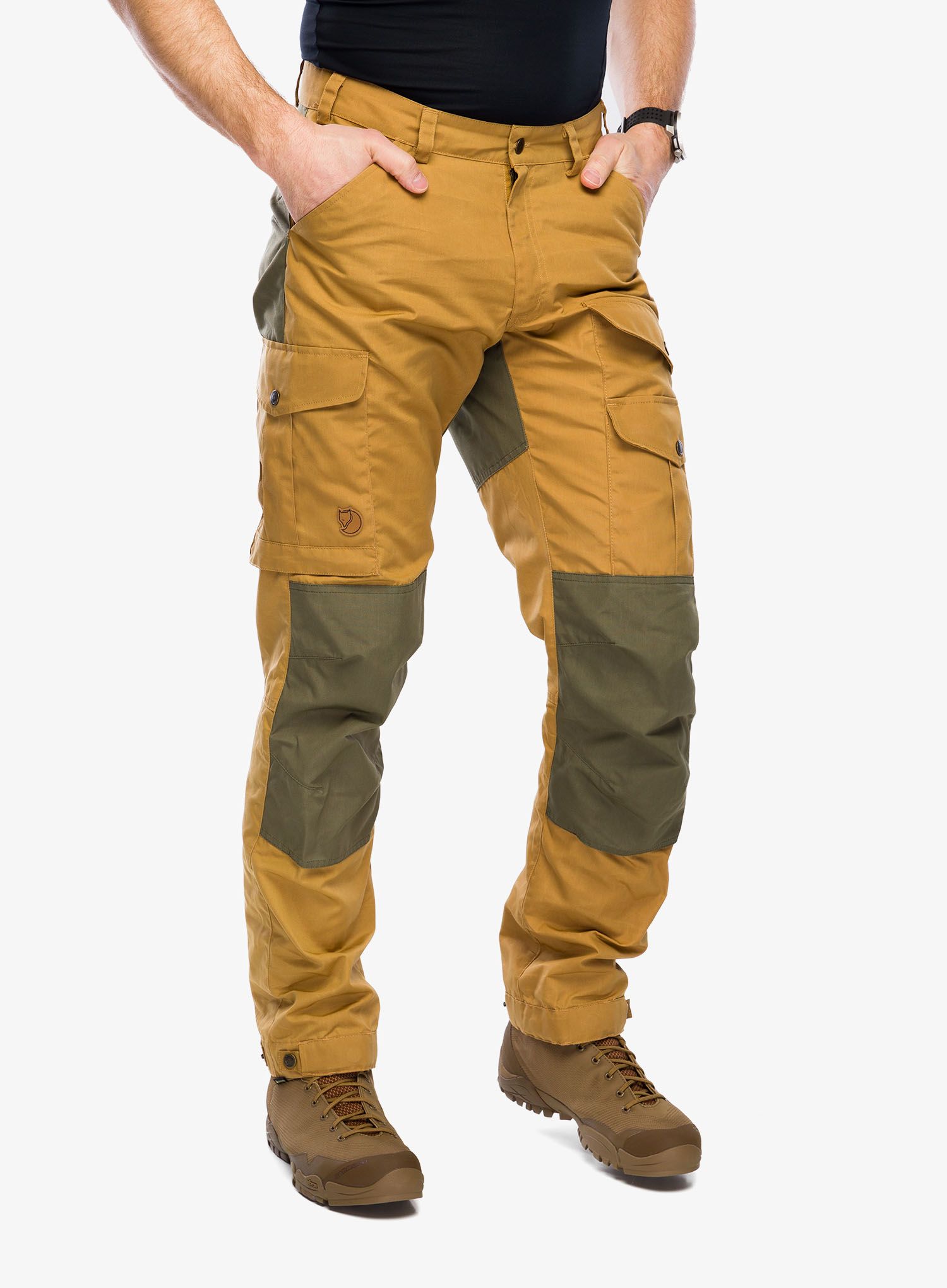 Trekking hlače Fjallraven Vidda Pro Trousers - buckwheat brown/laurel green