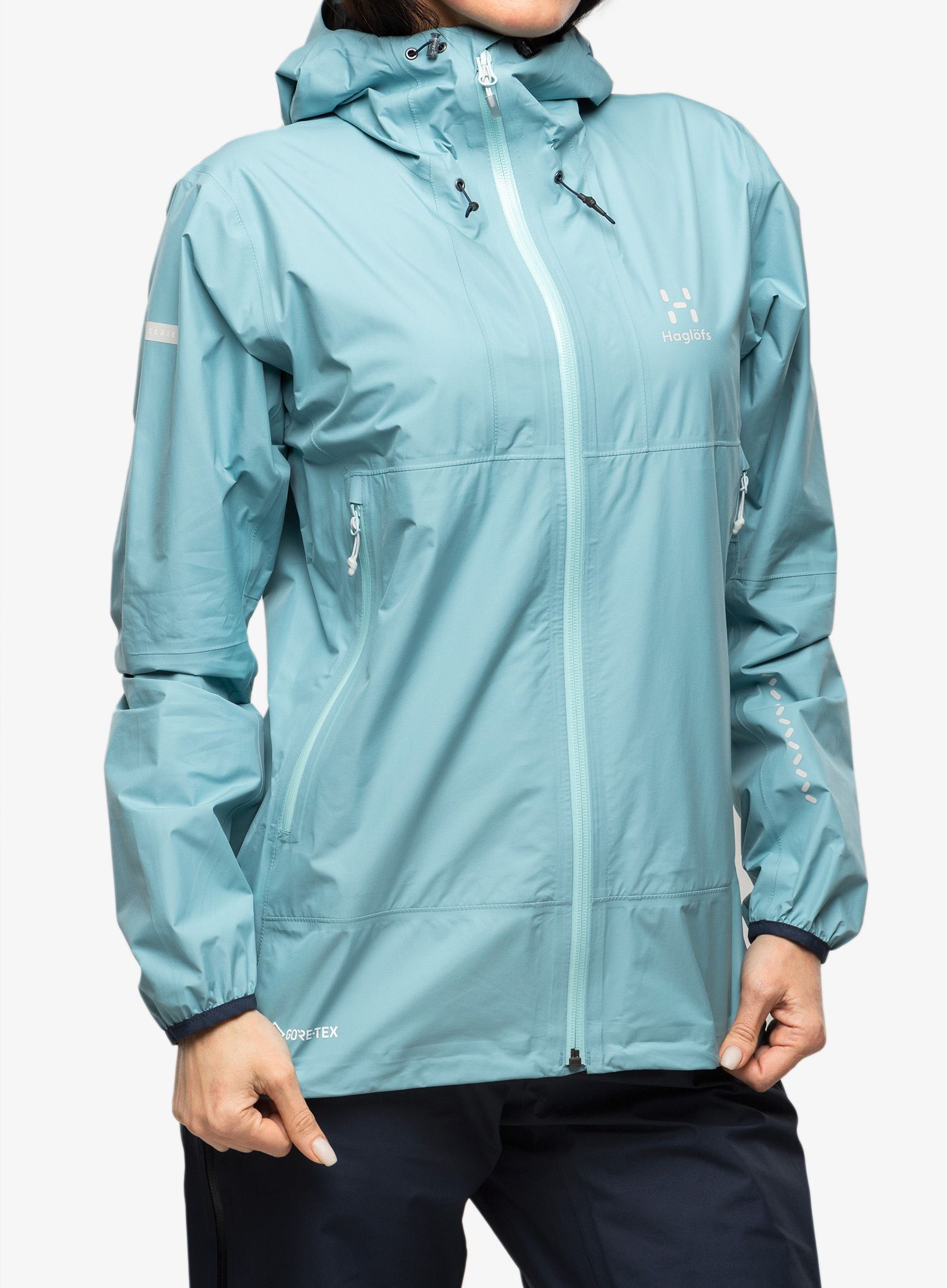 GORE-TEX ženska jakna Haglofs L.I.M GTX Jacket - frost blue/blue