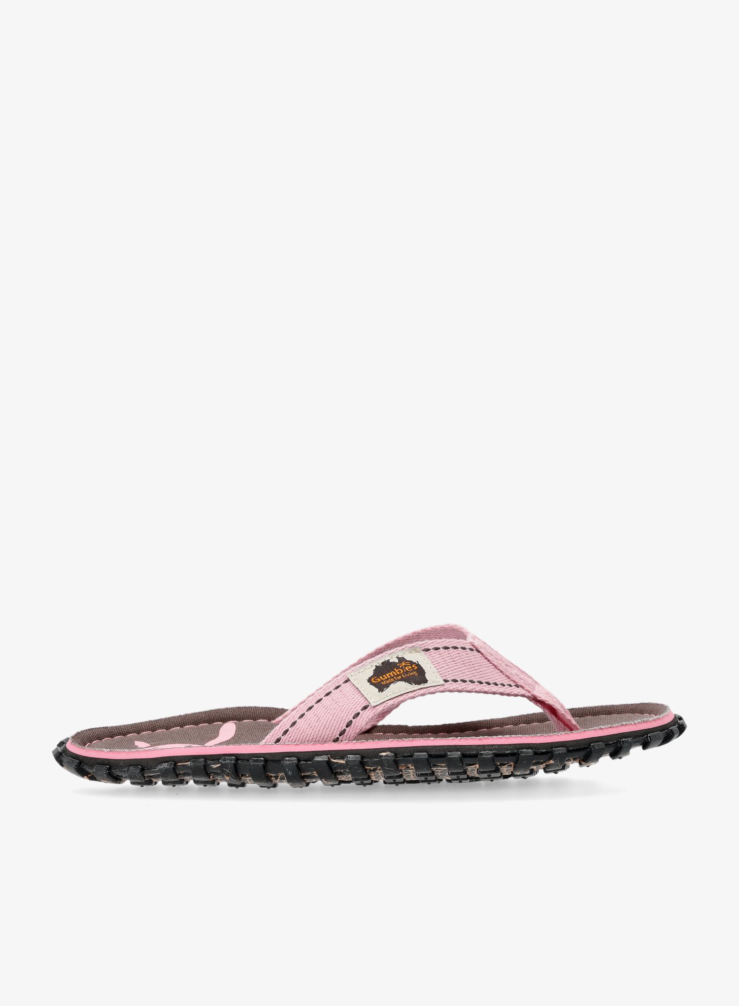 Japanke Gumbies Islander Canvas Flip-Flops - grey turtle