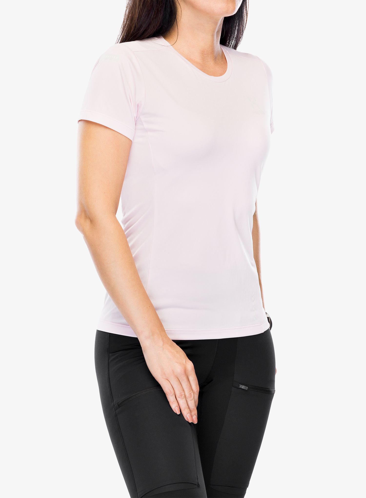 Ženska brzosušeća majica Haglofs L.I.M Tech Tee - fresh pink