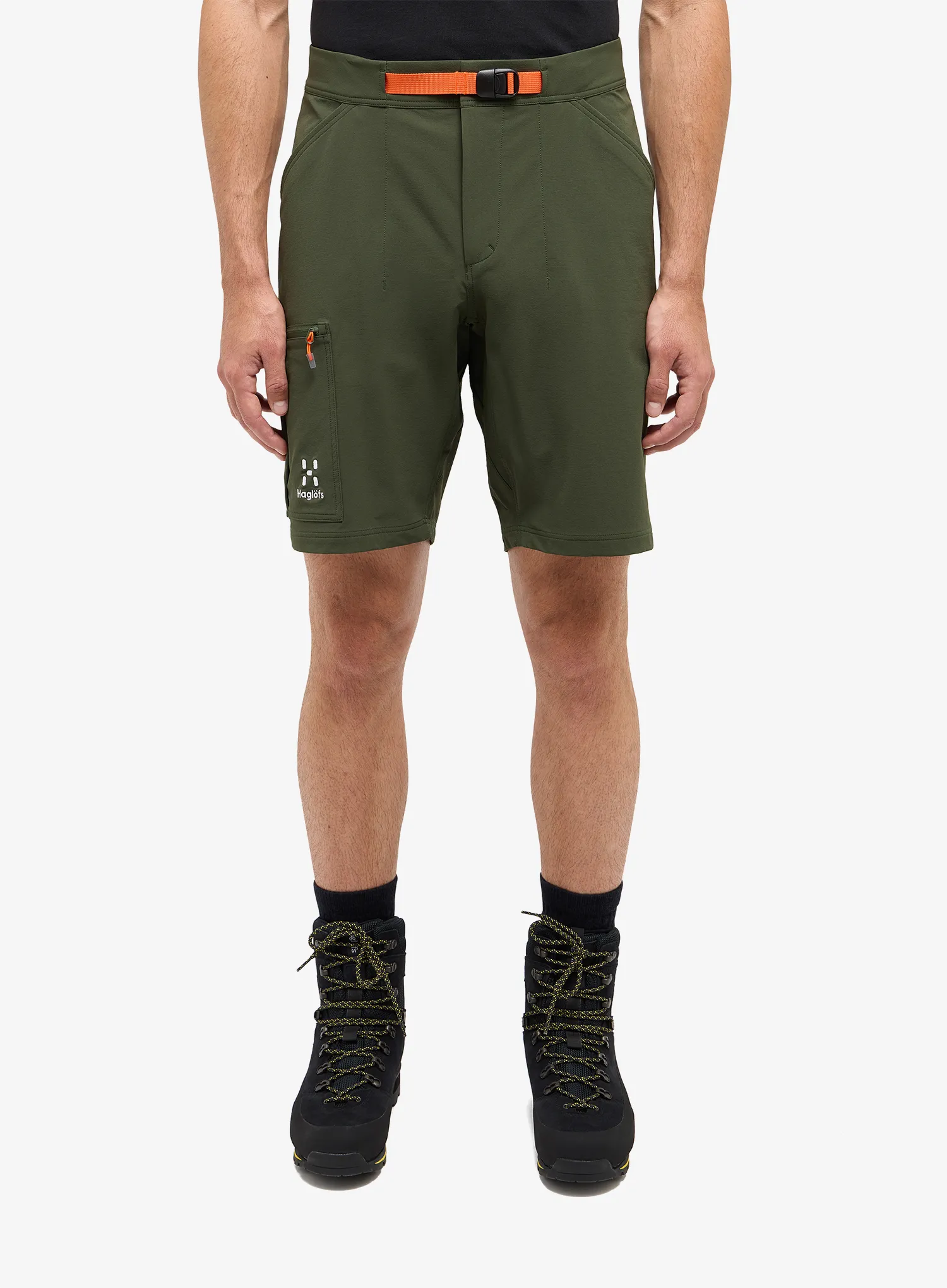 Muške kratke hlače Haglofs Lizard Softshell Shorts - seaweed green