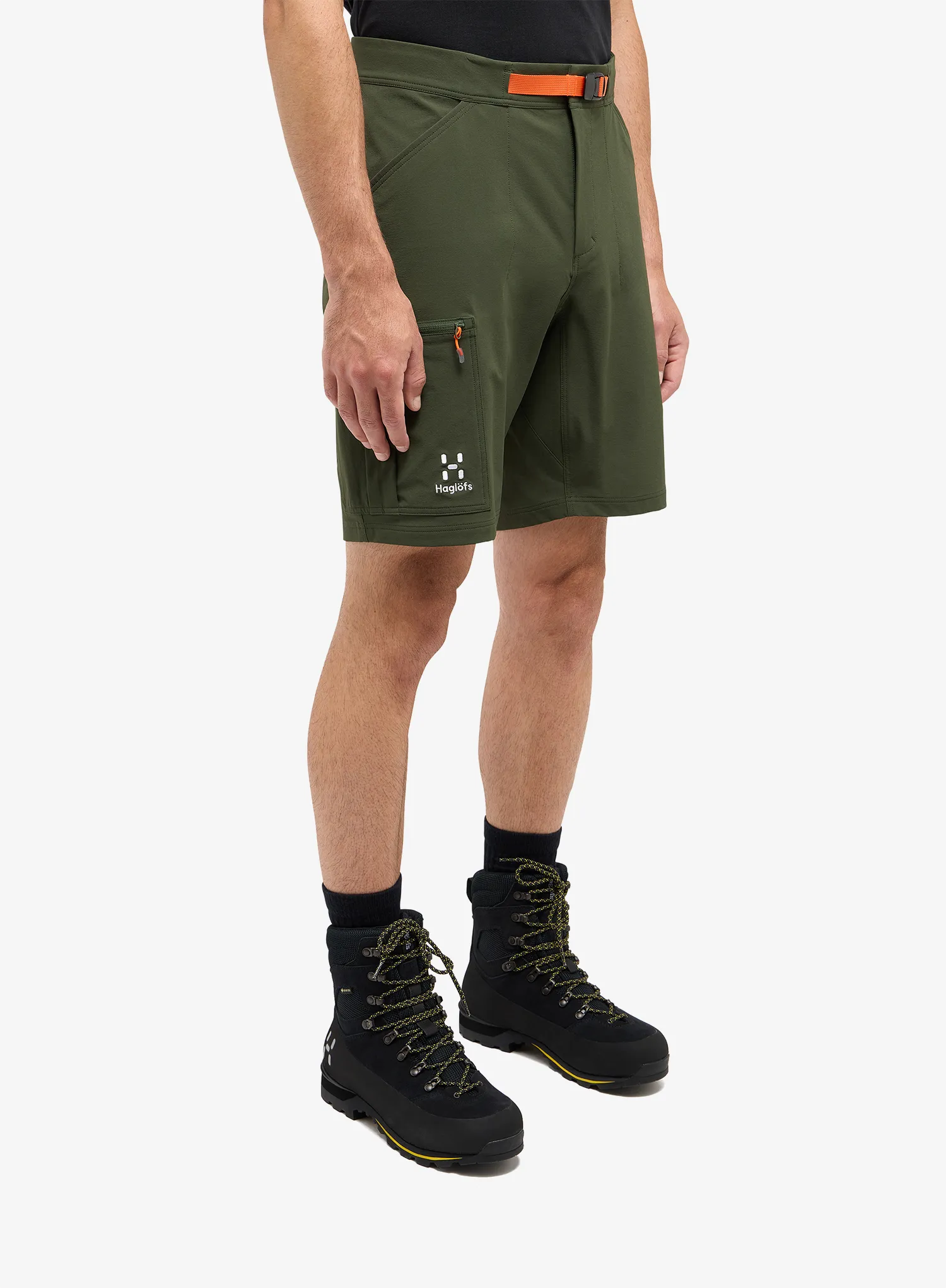 Muške kratke hlače Haglofs Lizard Softshell Shorts - seaweed green