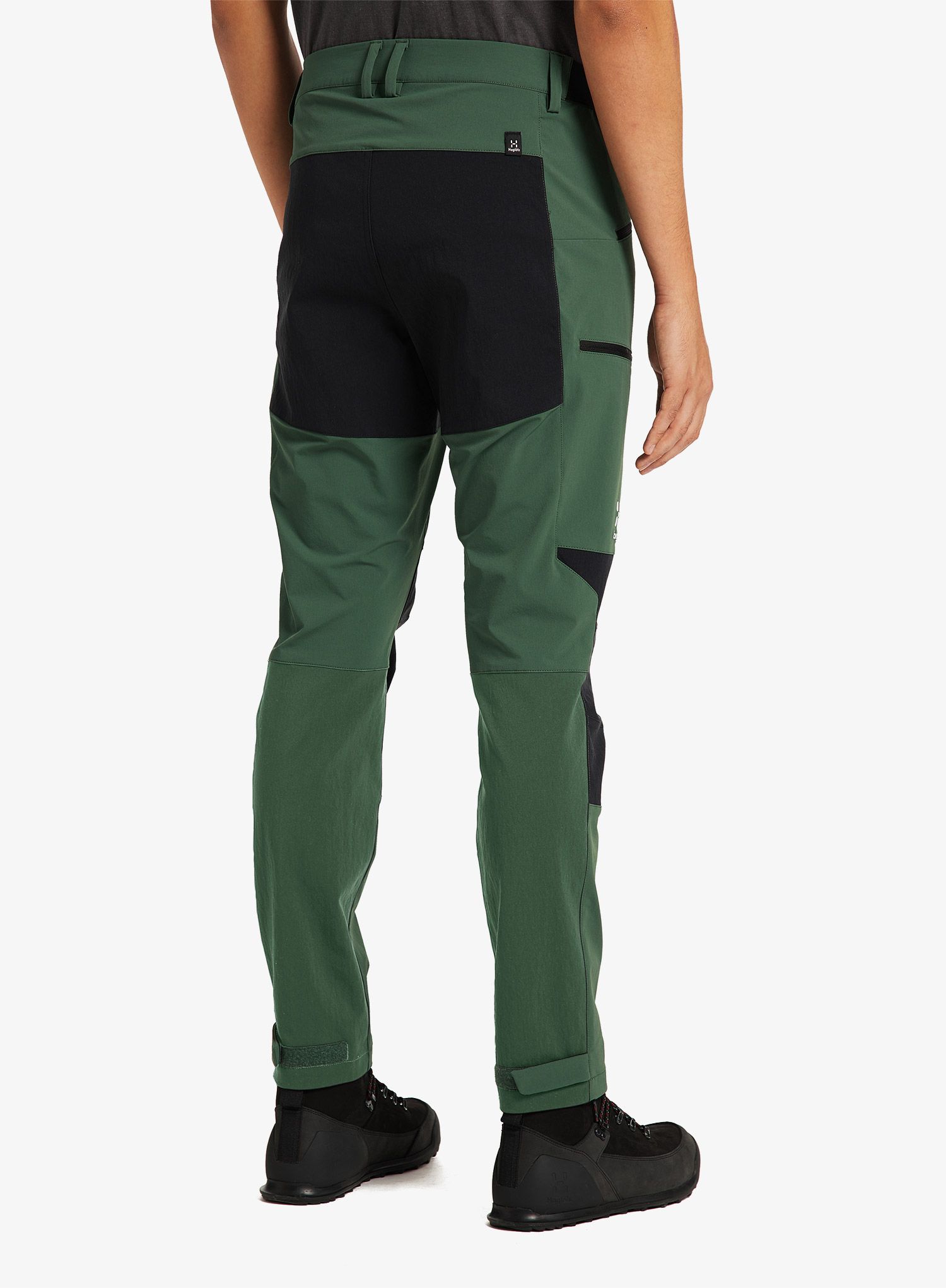Muške trekking hlače Haglofs Mid Slim Pant - fjell green/true black