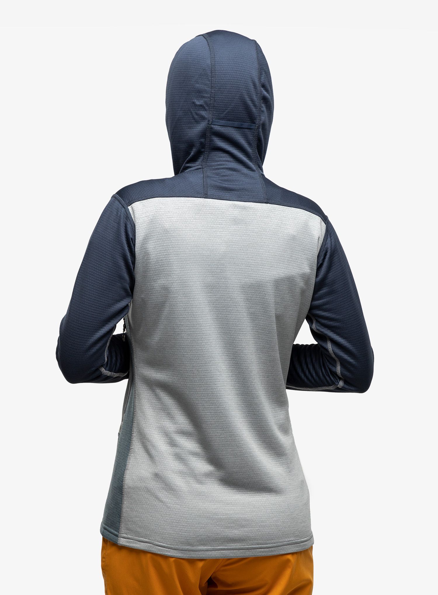 Ženska dukserica na otkopčavanje Haglofs ROC Flash Mid Hood - tarn blue/concrete