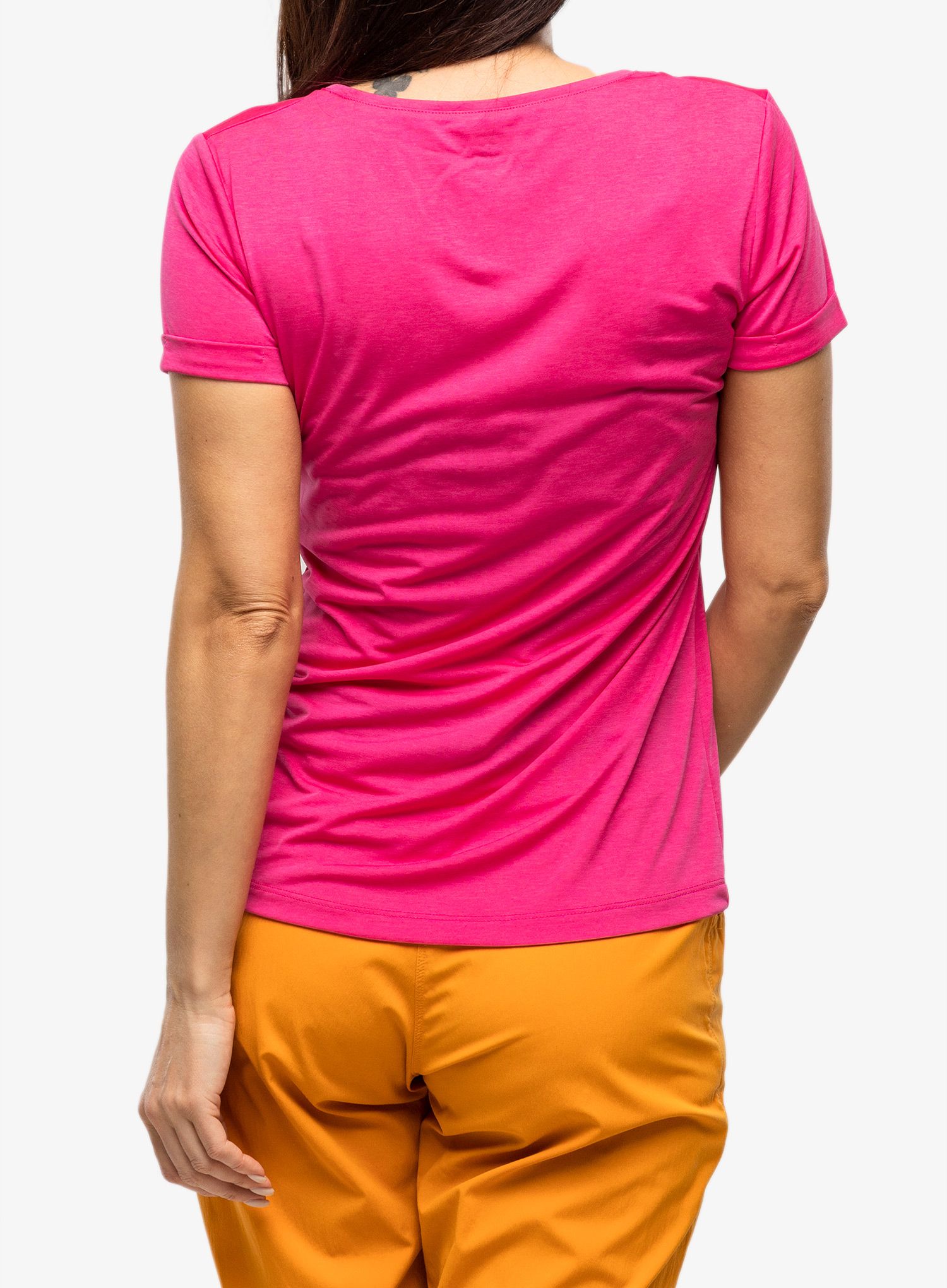 Ženska brzosušeća majica Haglofs Ridge Hike Tee - ultra pink