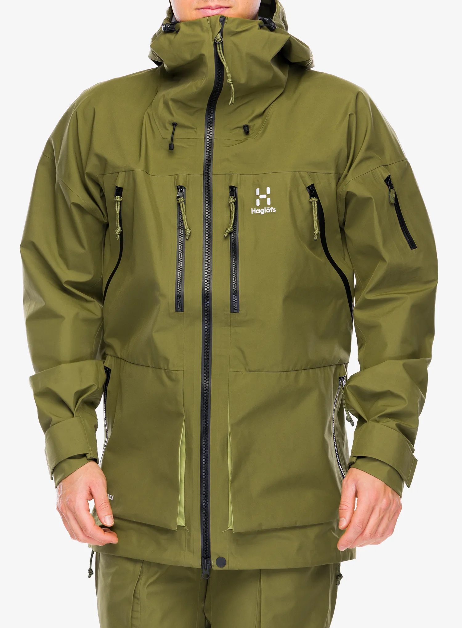 Kišna jakna Haglofs Vassi GTX Jacket - olive green/thyme green