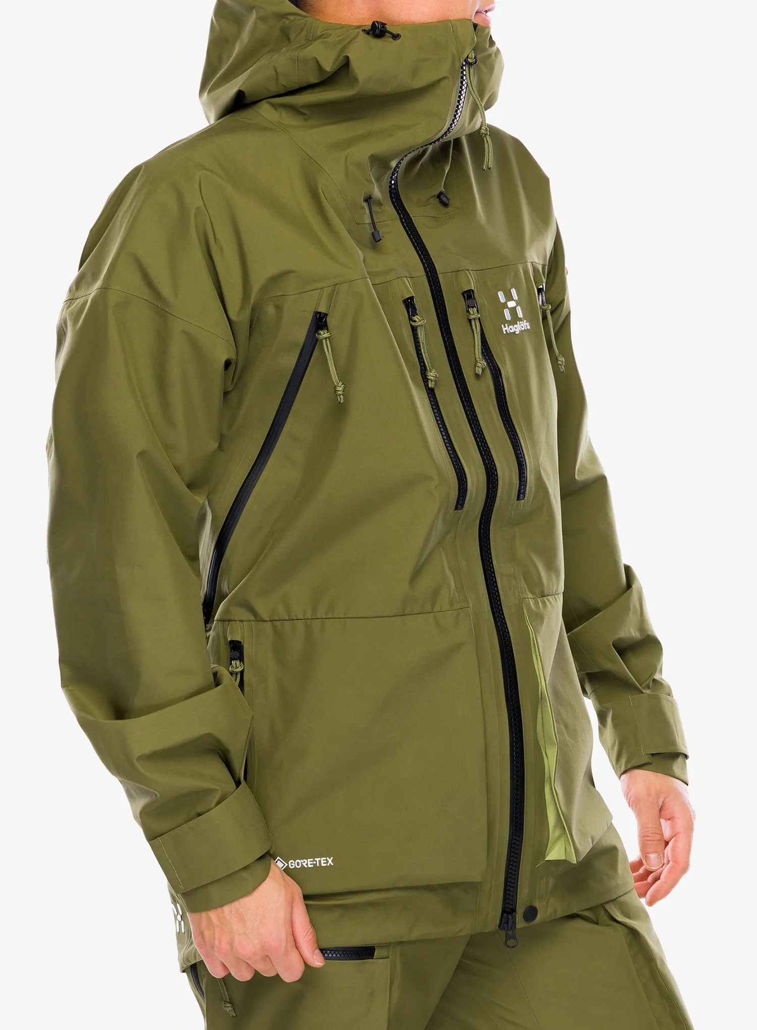 Kišna jakna Haglofs Vassi GTX Jacket - olive green/thyme green