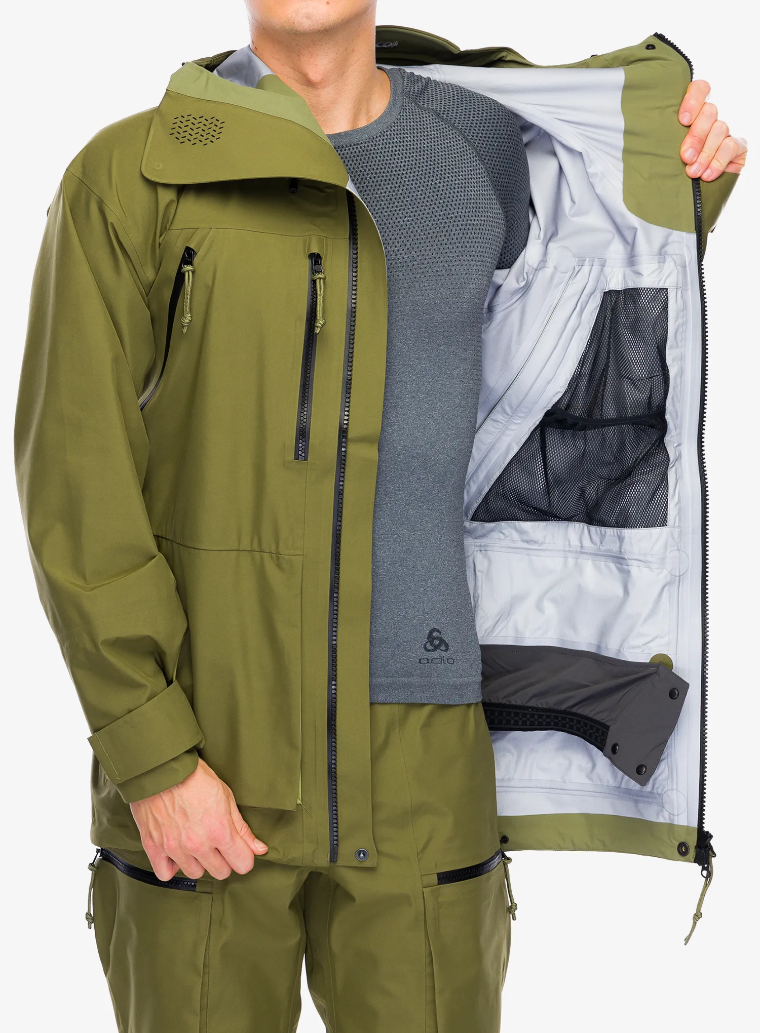 Kišna jakna Haglofs Vassi GTX Jacket - olive green/thyme green