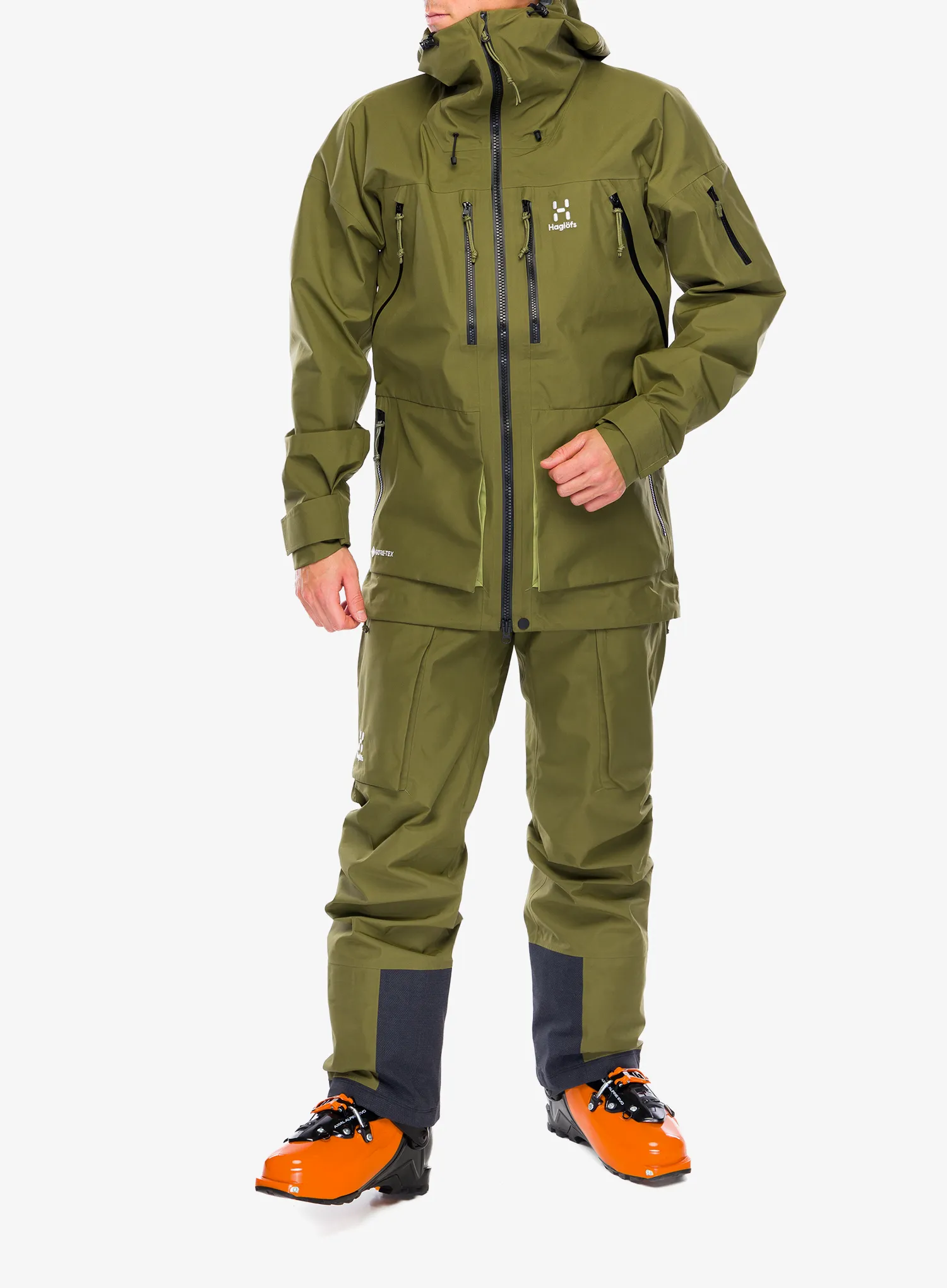 Kišna jakna Haglofs Vassi GTX Jacket - olive green/thyme green