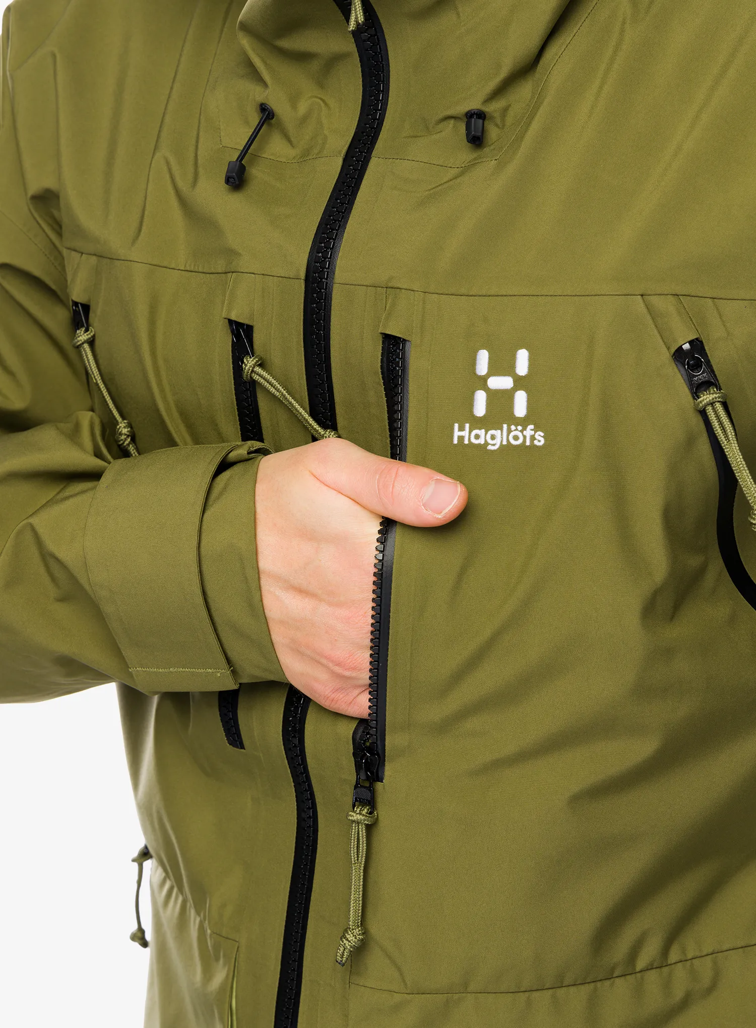 Kišna jakna Haglofs Vassi GTX Jacket - olive green/thyme green