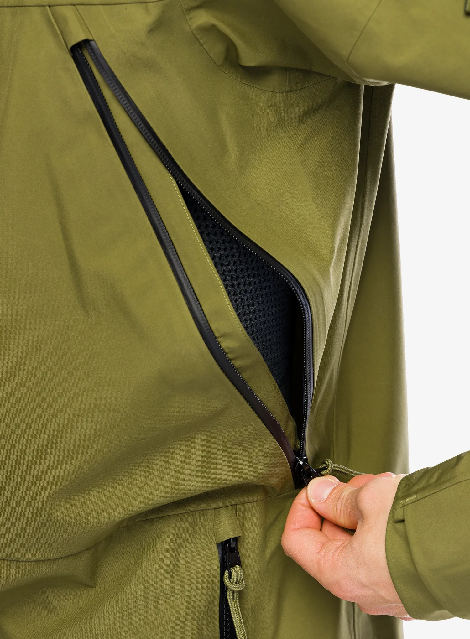 Kišna jakna Haglofs Vassi GTX Jacket - olive green/thyme green