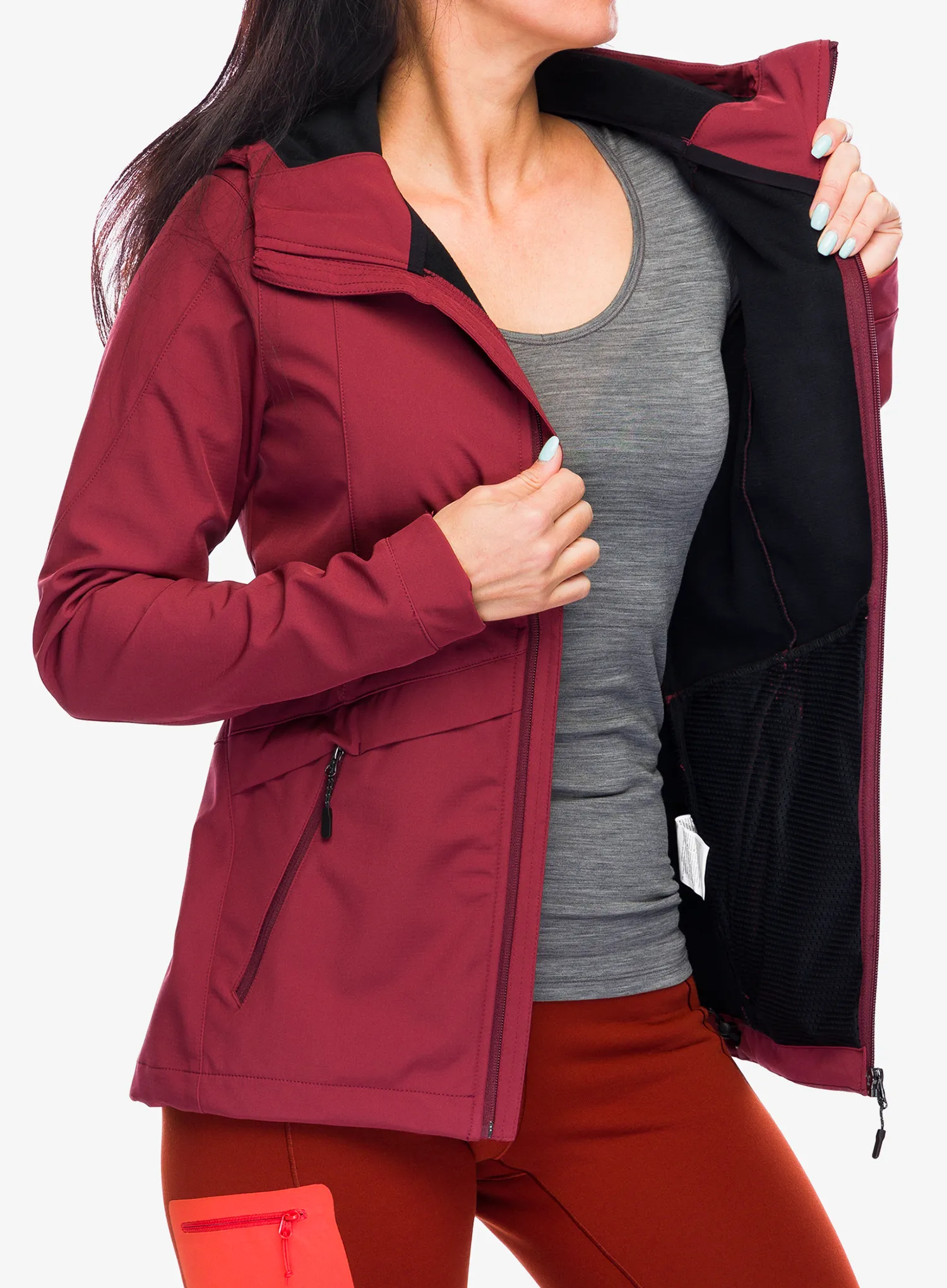 Ženska softshell jakna Hannah Bria - burnt russet