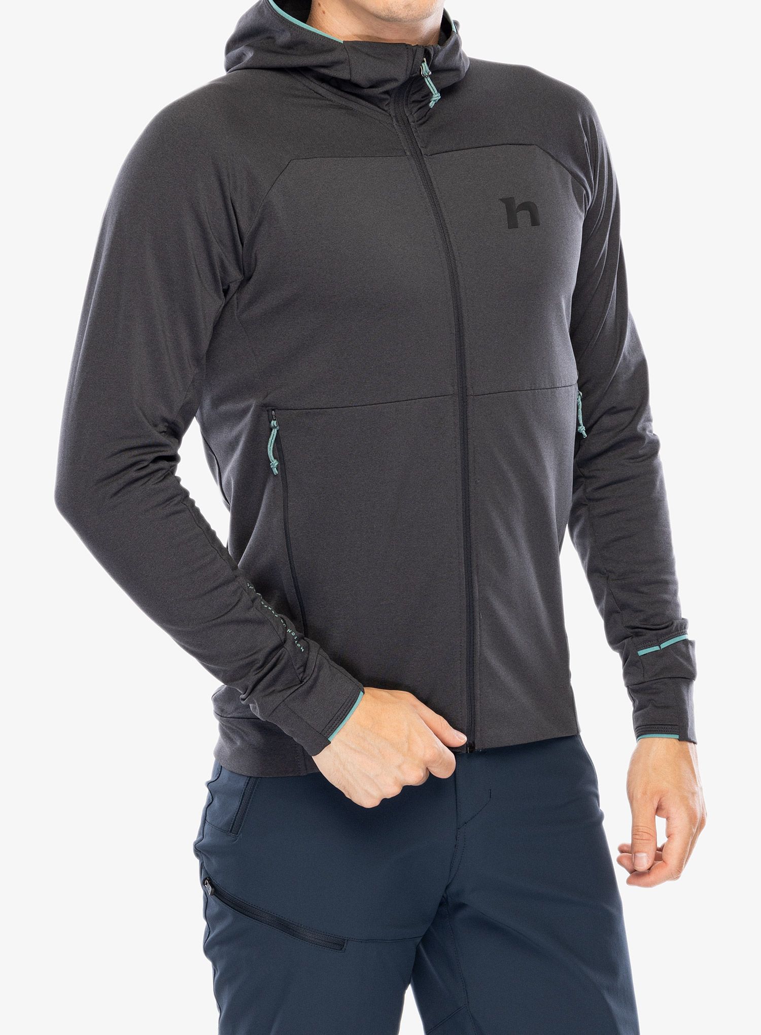 Majica s kapuljačom Hannah Ethan Hoody - anthracite mel