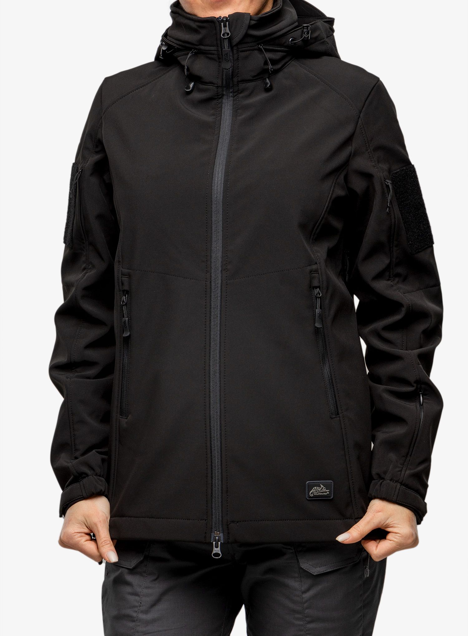 Ženska softshell jakna Helikon-Tex Gunfighter Woman's Jacket - black