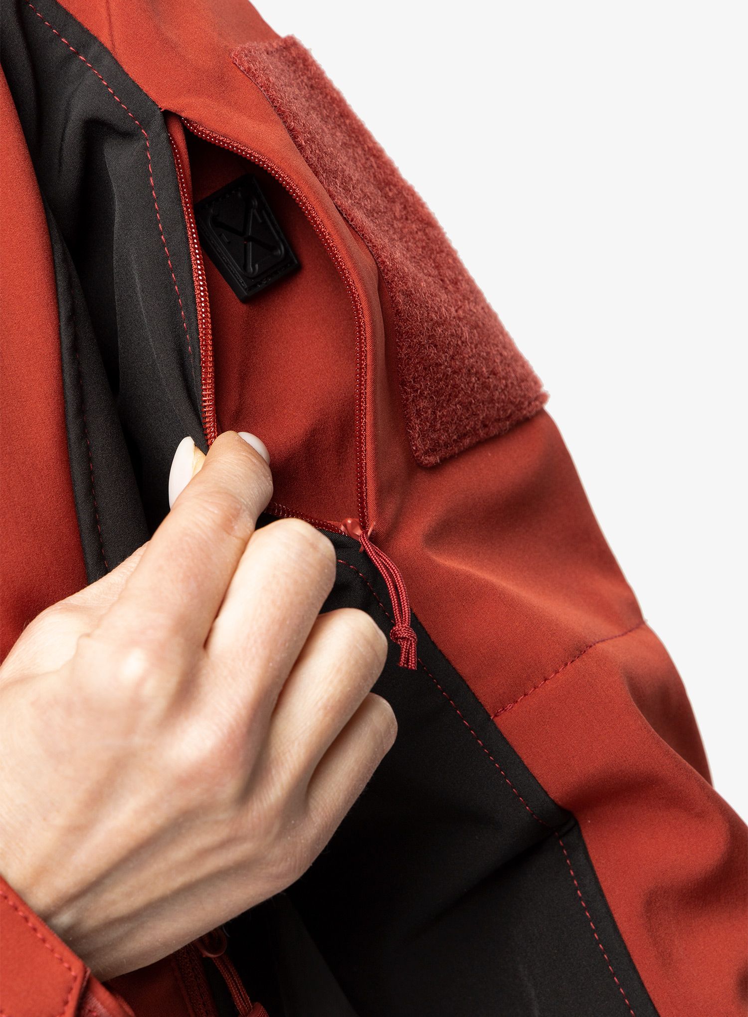 Ženska softshell jakna Helikon-Tex Gunfighter Woman's Jacket - crimson sky/black