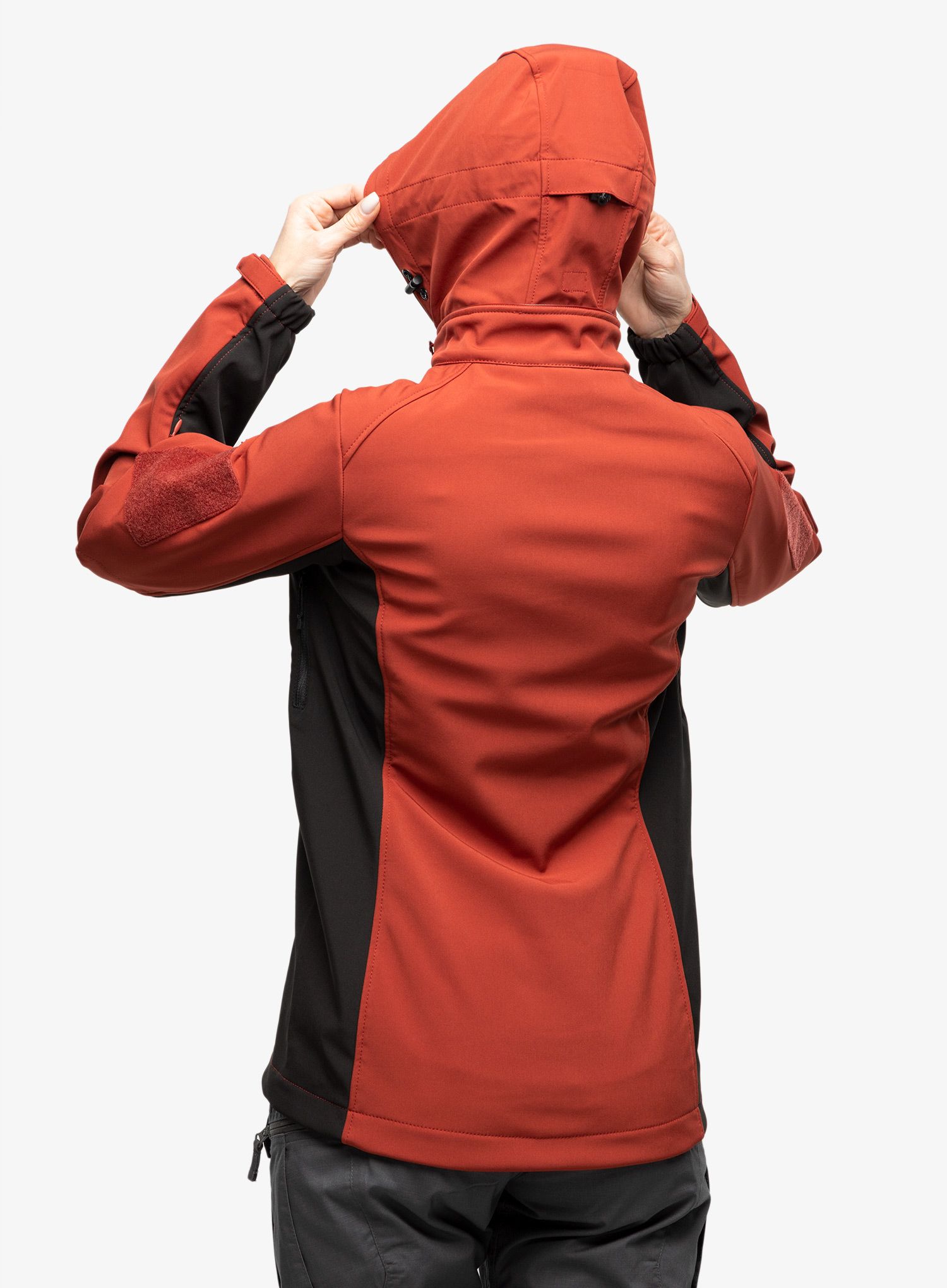 Ženska softshell jakna Helikon-Tex Gunfighter Woman's Jacket - crimson sky/black