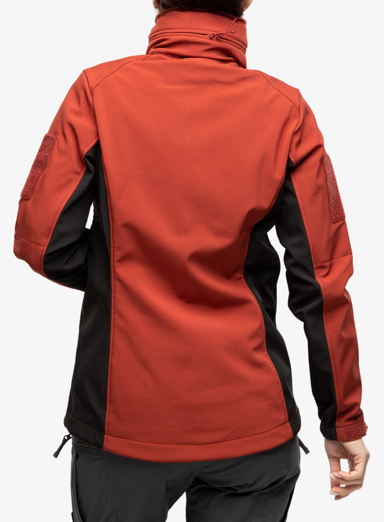 Ženska softshell jakna Helikon-Tex Gunfighter Woman's Jacket - crimson sky/black