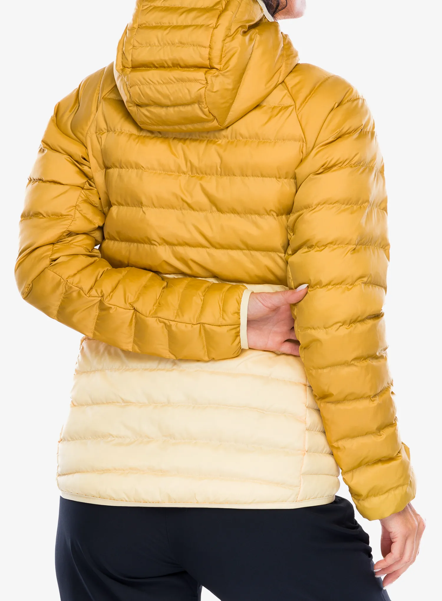 Jakna s postavom ženska Helly Hansen Banff Hooded Insulator - yellow cream/sand