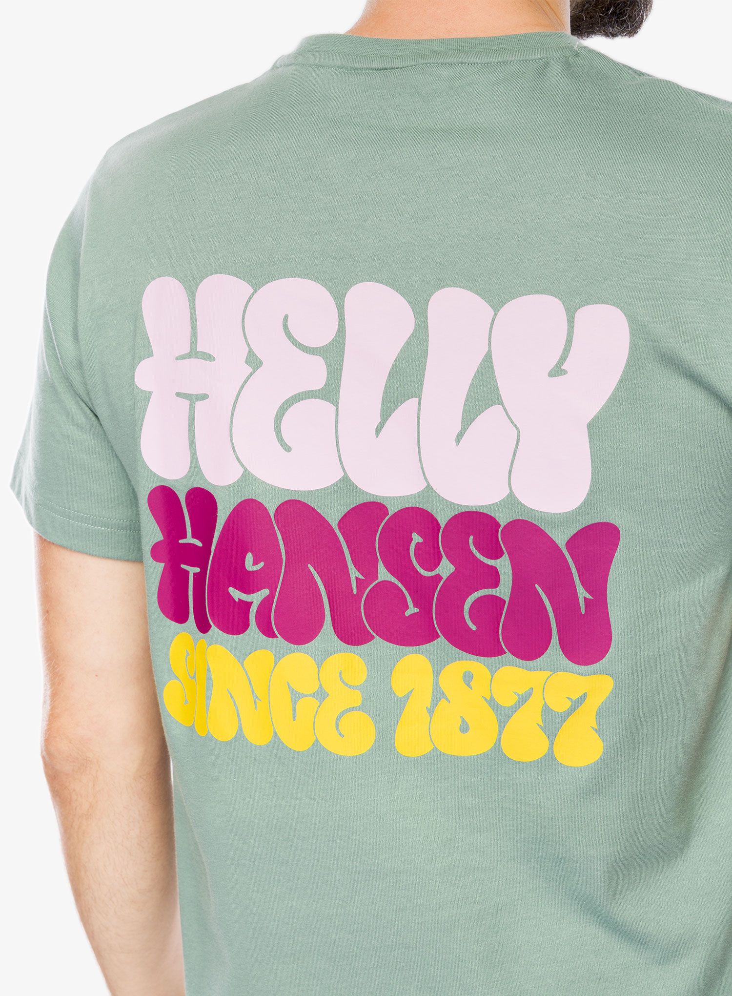 Majica s tiskom Helly Hansen Core Graphic T-Shirt - cactus