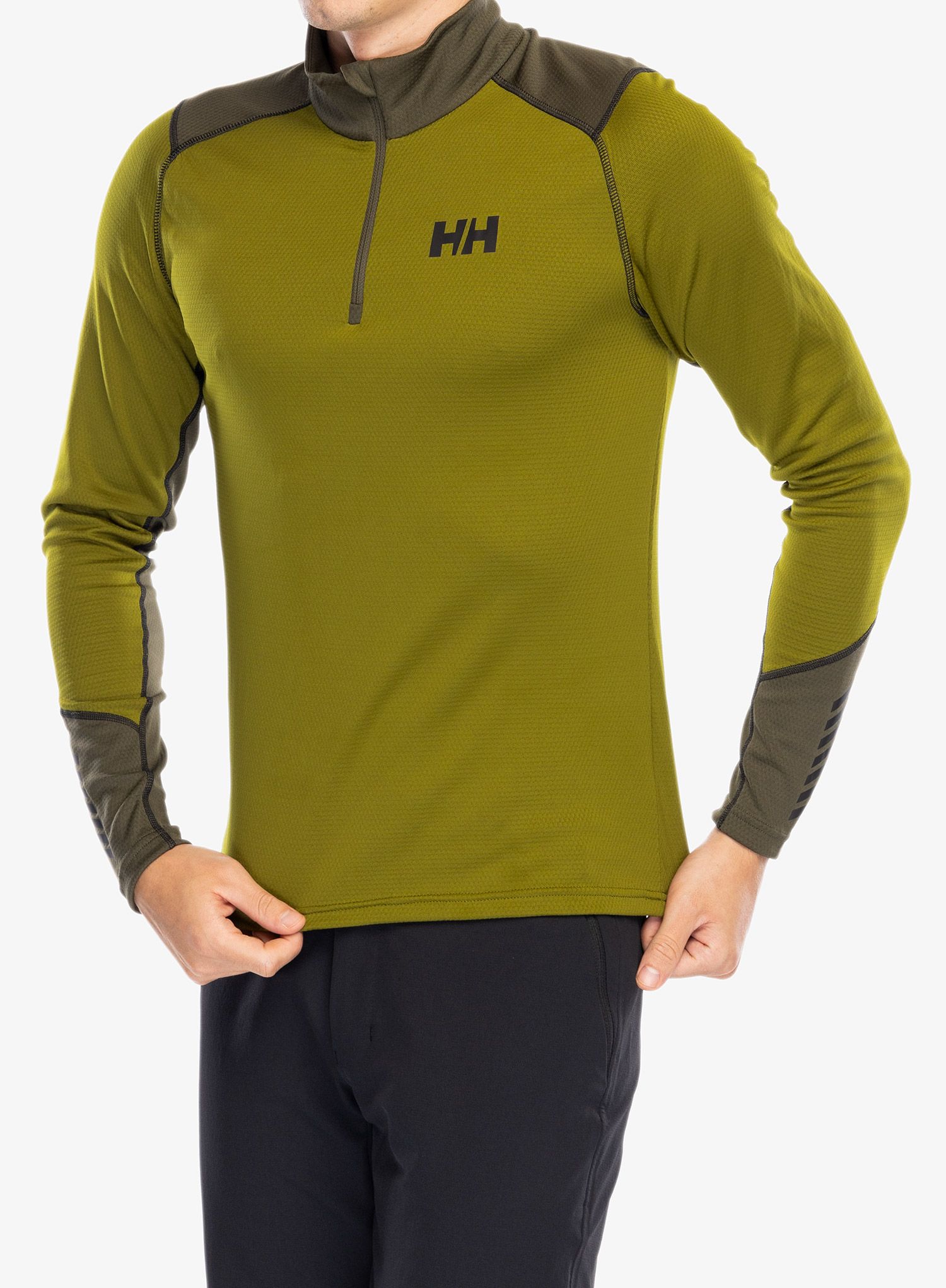 Termoaktivna dukserica Helly Hansen LIFA Active 1/2 Zip - olive green