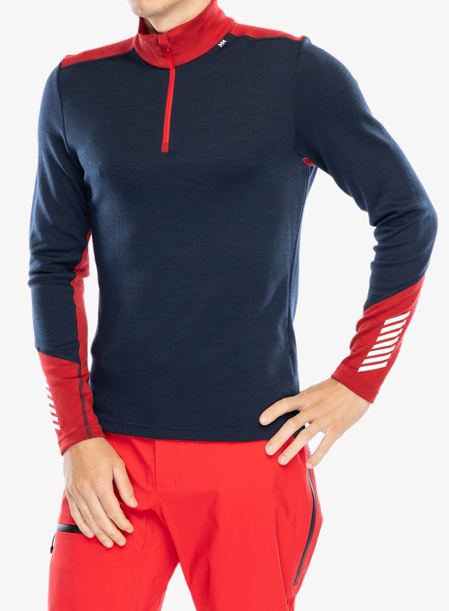 Dukserica Helly Hansen LIFA Merino Midweight 1/2 Zip - navy